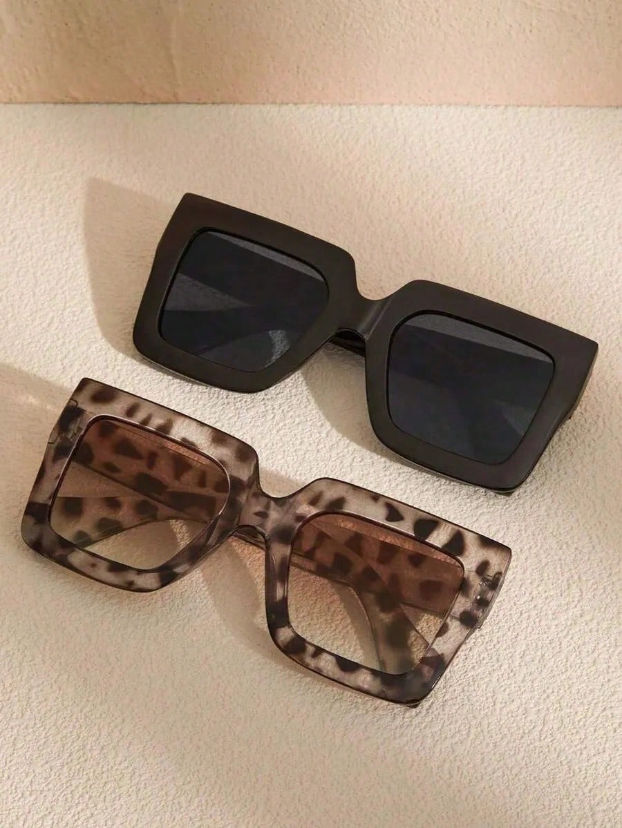 Photography Framing - 1/3pcs Geometric Oversized Full Frame Leopard