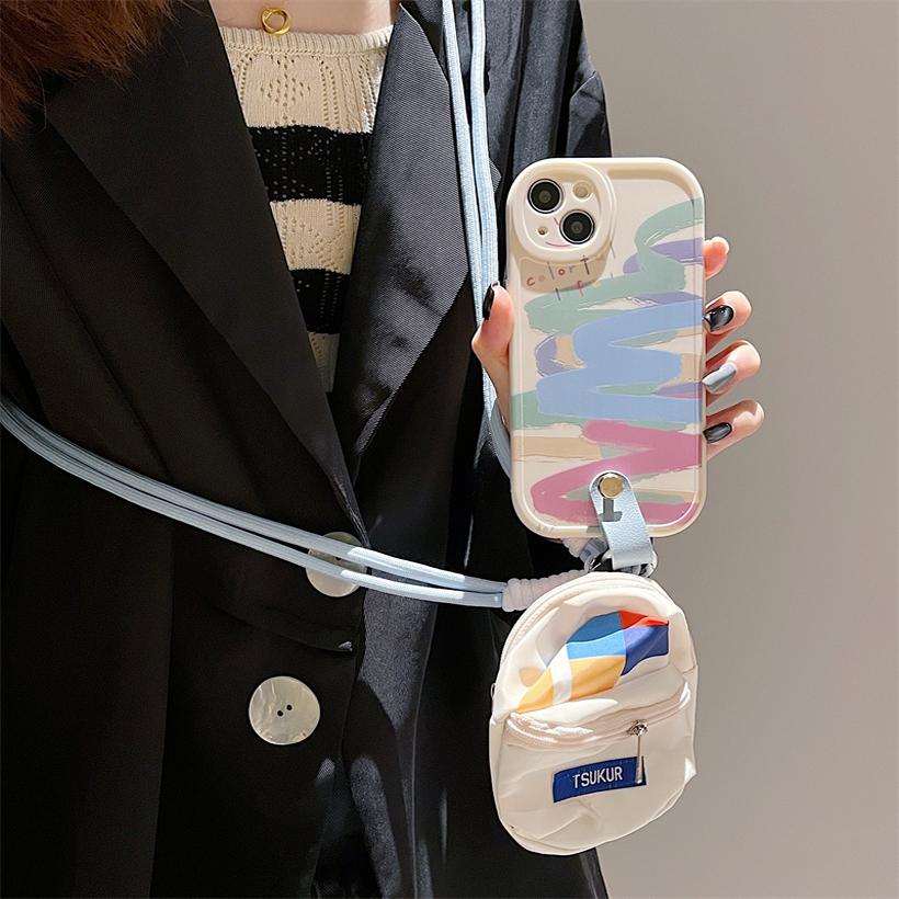 Photography Hobby - Graffiti Oil Painting Mini Backpack Phone