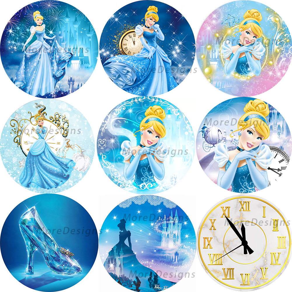 Photography Triangle - Cinderella Round Backdrop Baby Shower Circle