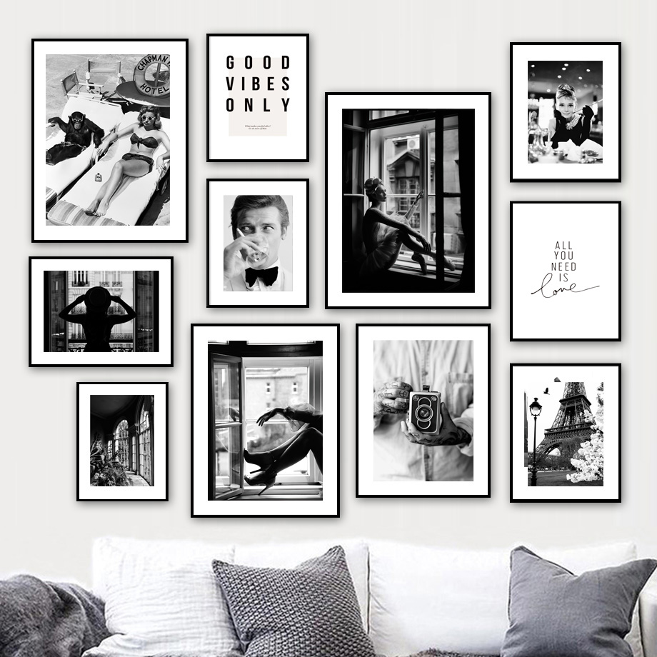 Photography Quotes - Black and White Paris Wall Art