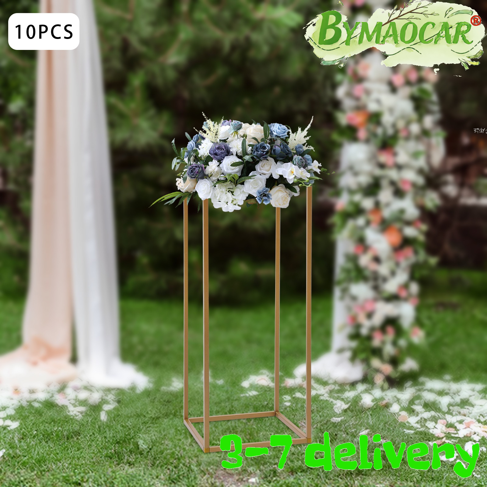 Photography Framing - Flower Stand, 10-Pack Square Wedding Rack