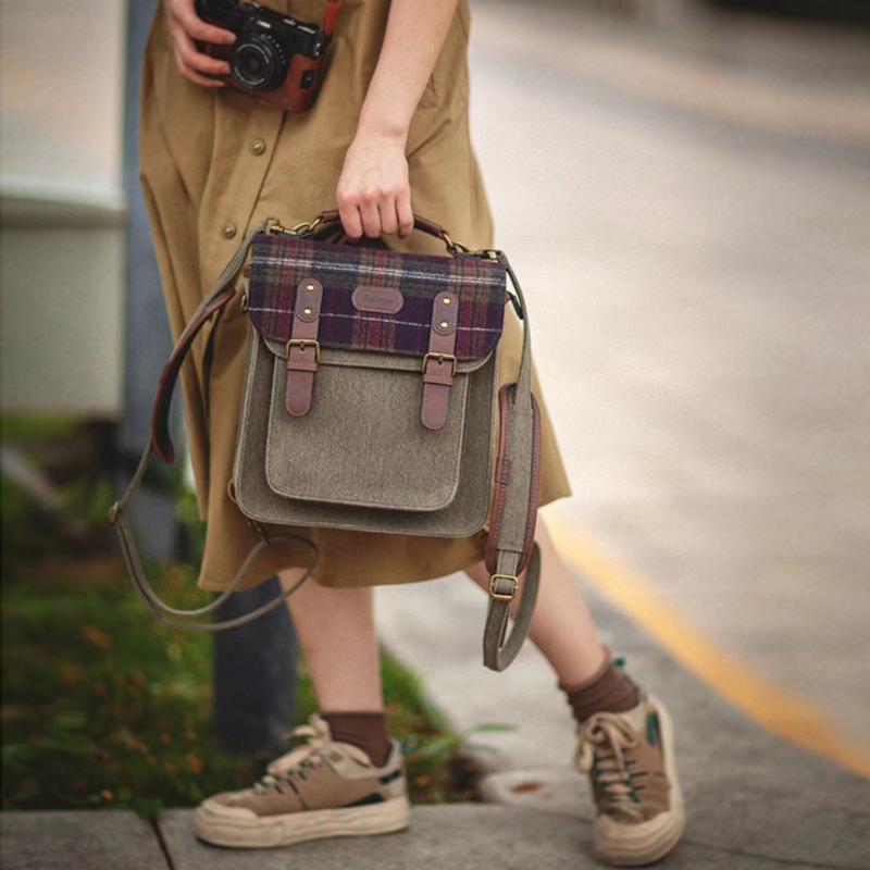 Photography Zone System - Vintage Camera Bag For Fujifilm X-T5