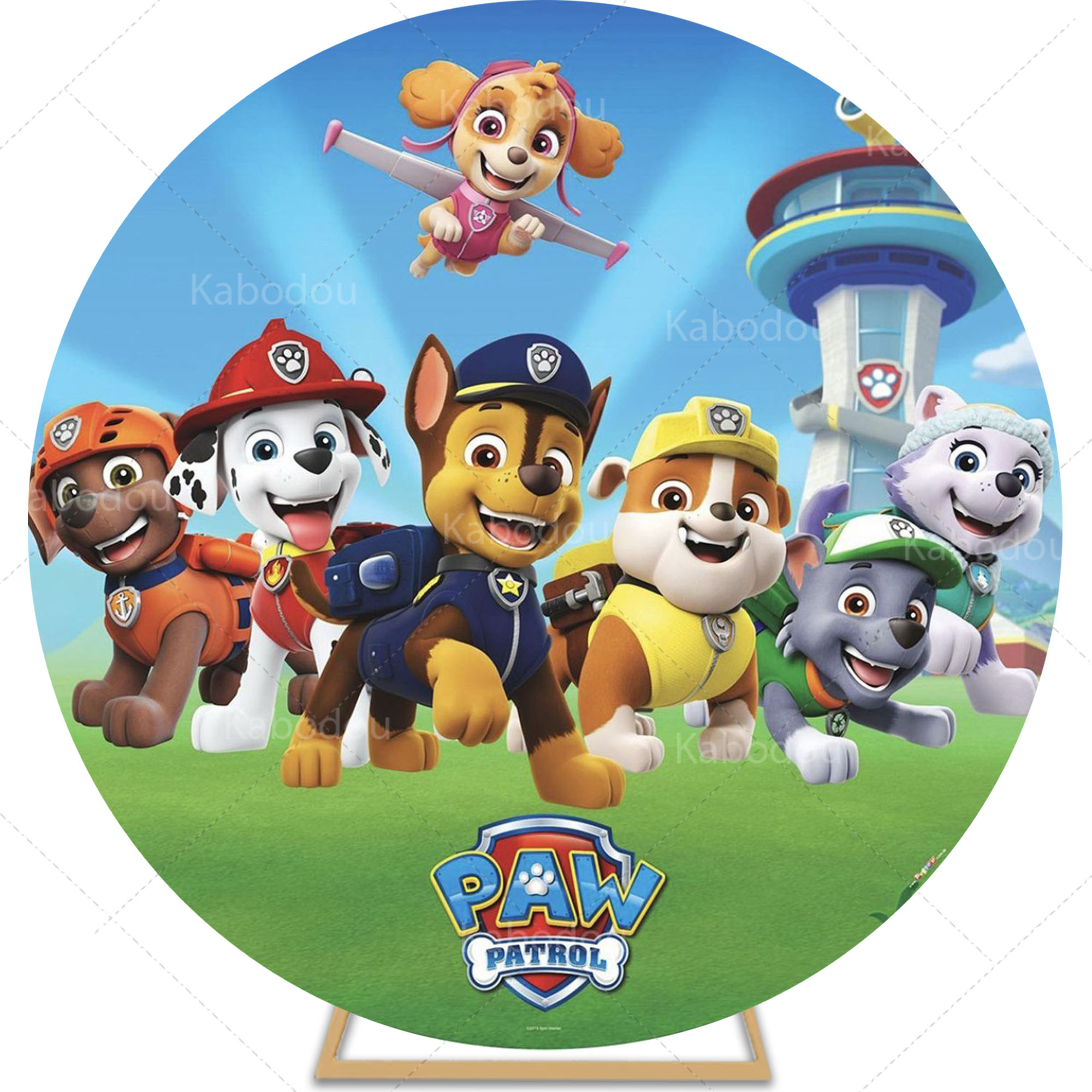 Paws Patrols Round Backdrop Bo - Photography Triangle recension och pris
