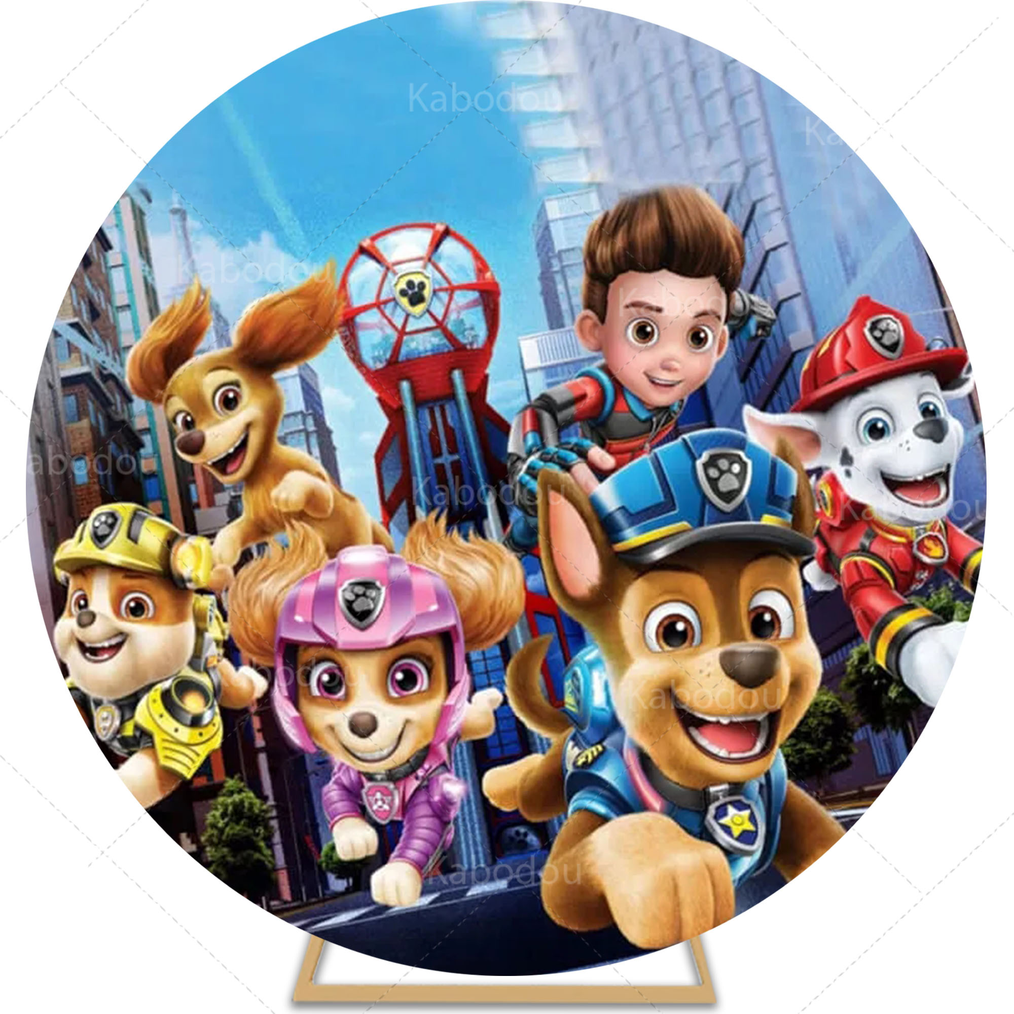 Paws Patrols Round Backdrop Bo - Photography Triangle recension och pris