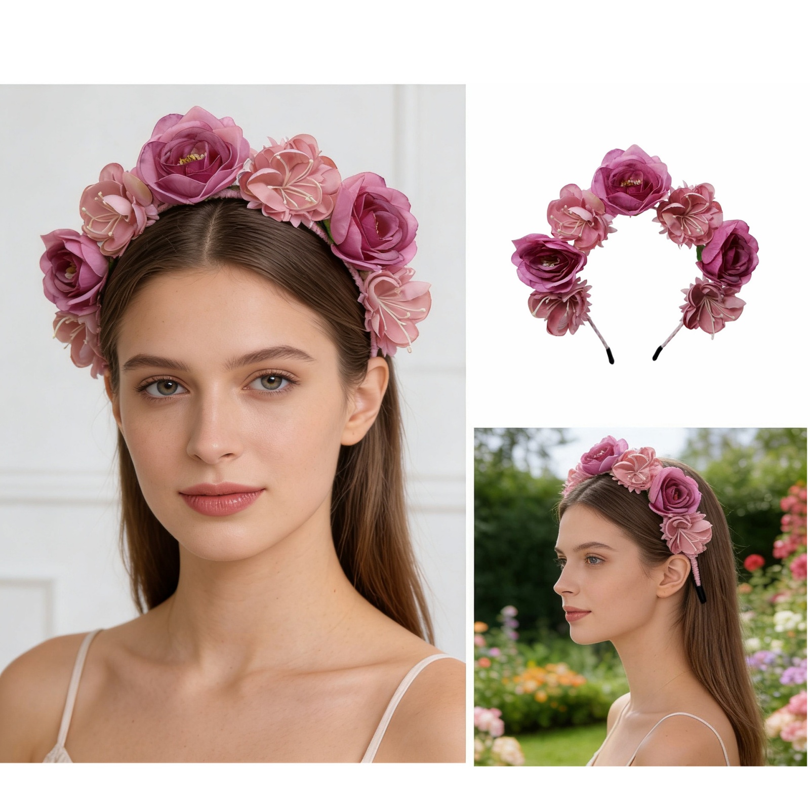 1PC Bohemian Flower Crown Head - Photography Triangle recension och pris