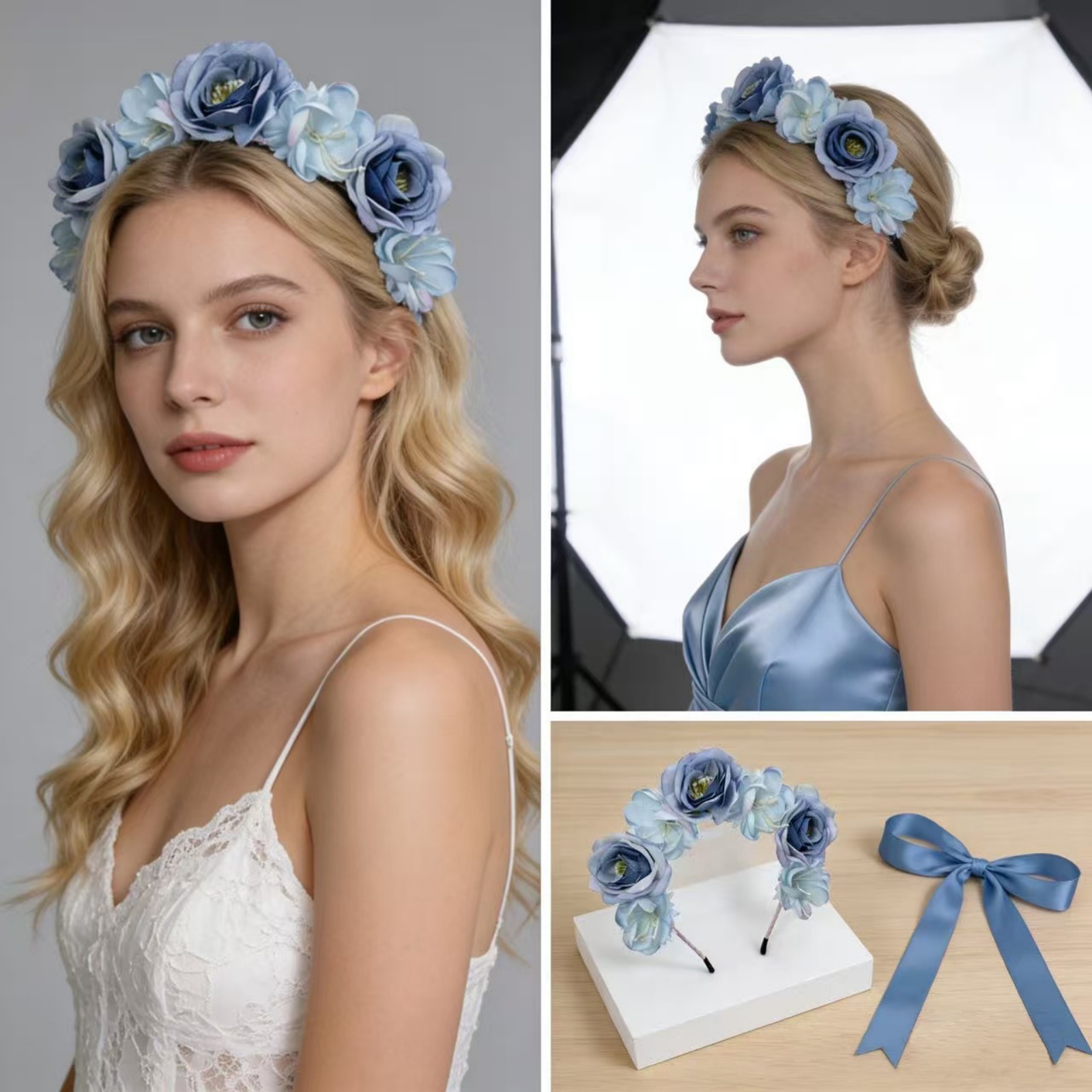 1PC Bohemian Flower Crown Head - Photography Triangle recension och pris