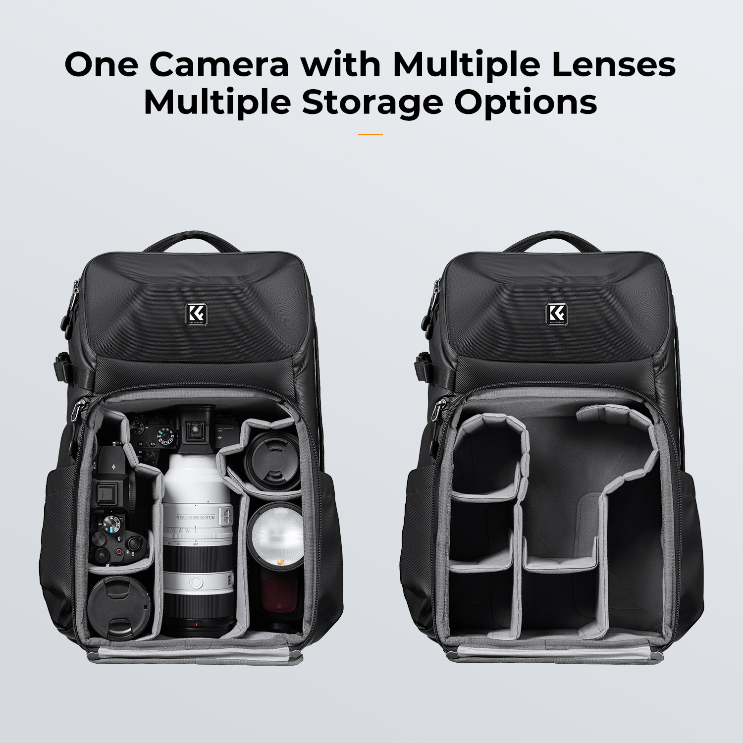 K&F CONCEPT 20L Camera Backpac - Camera Bag Waterproof recension och pris