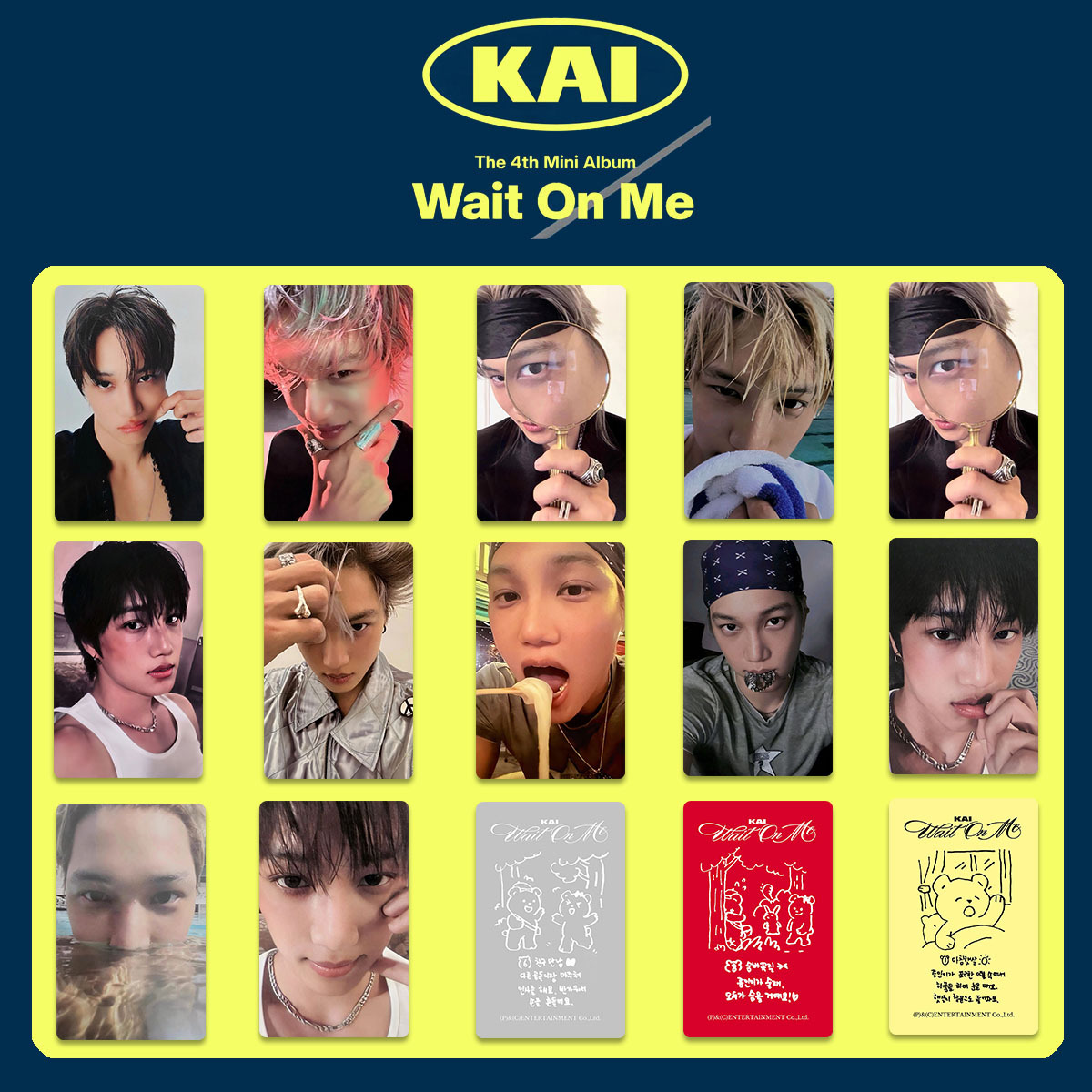 5/6Pcs/Set KAI Idol Boy Solo N - Photography Portfolio recension och pris