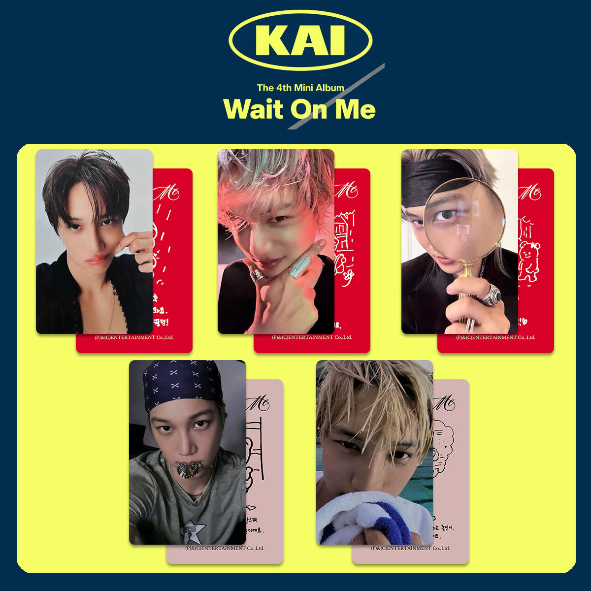 5/6Pcs/Set KAI Idol Boy Solo N - Photography Portfolio recension och pris