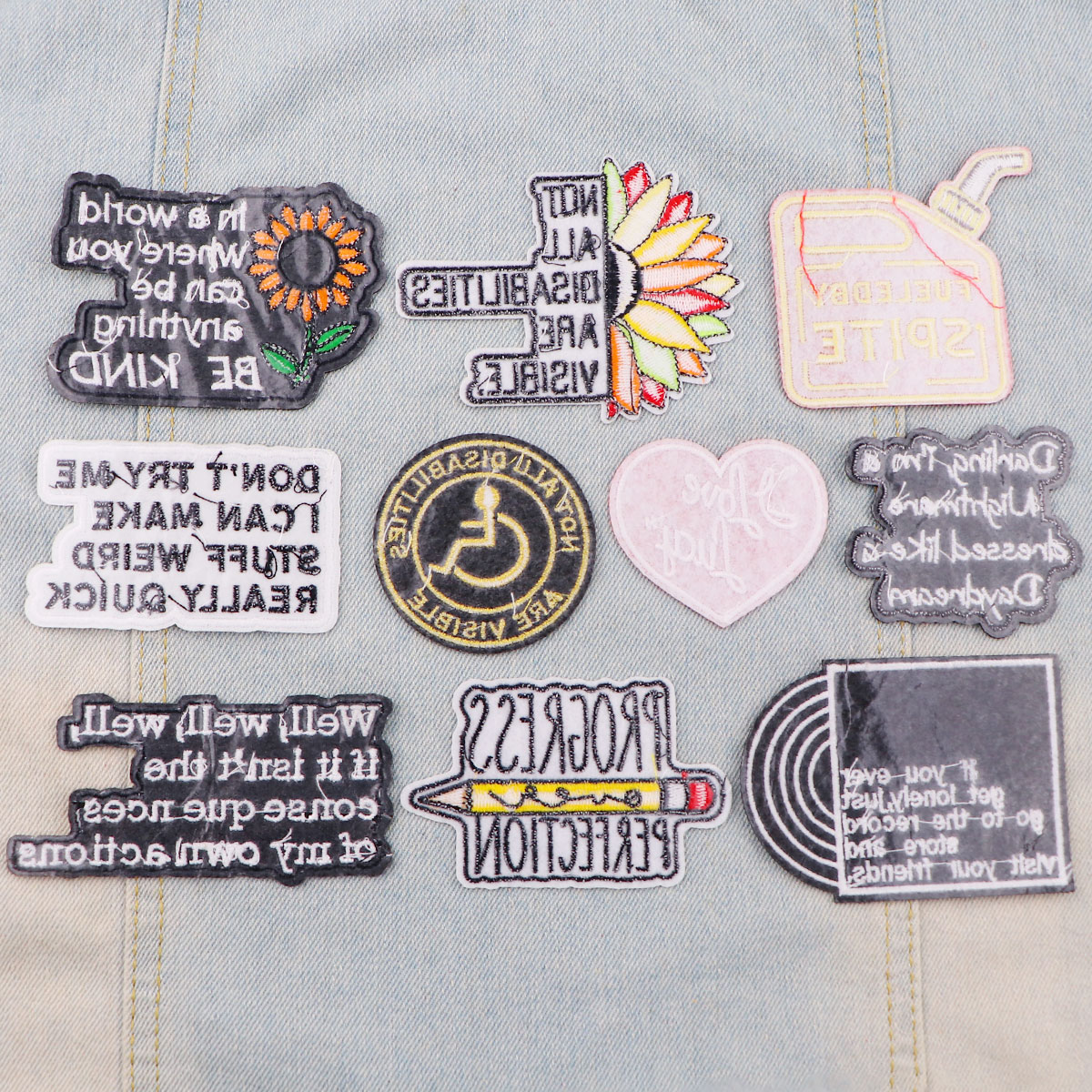 Motivational Phrase Patch Sunf - Photography Quotes recension och pris