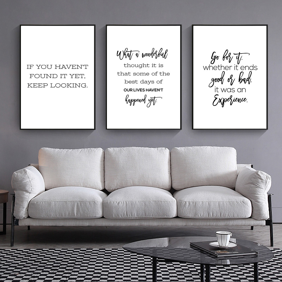Minimalism English Sentences I - Photography Quotes recension och pris