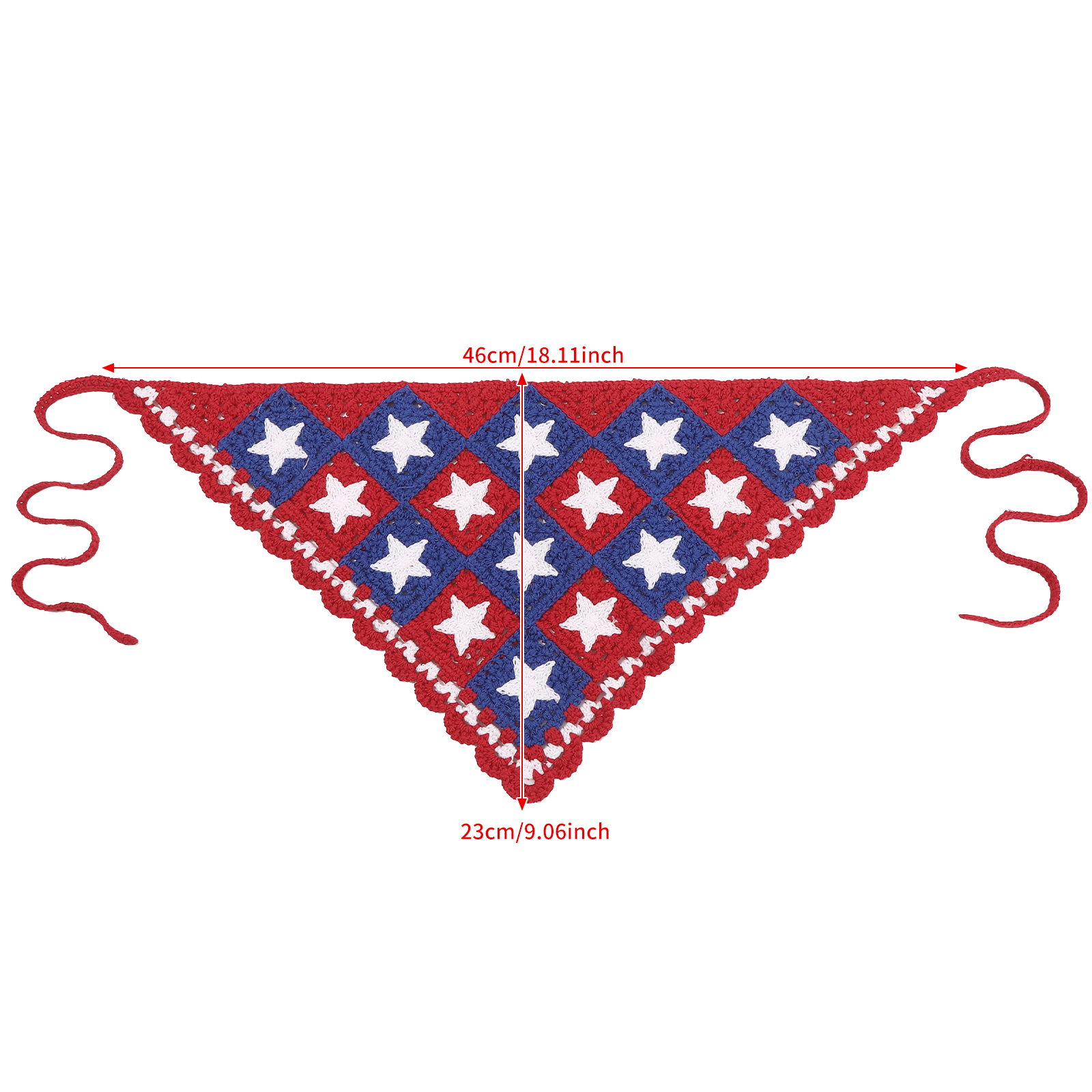 1pc Spring Summer Knitted Tria - Photography Triangle recension och pris