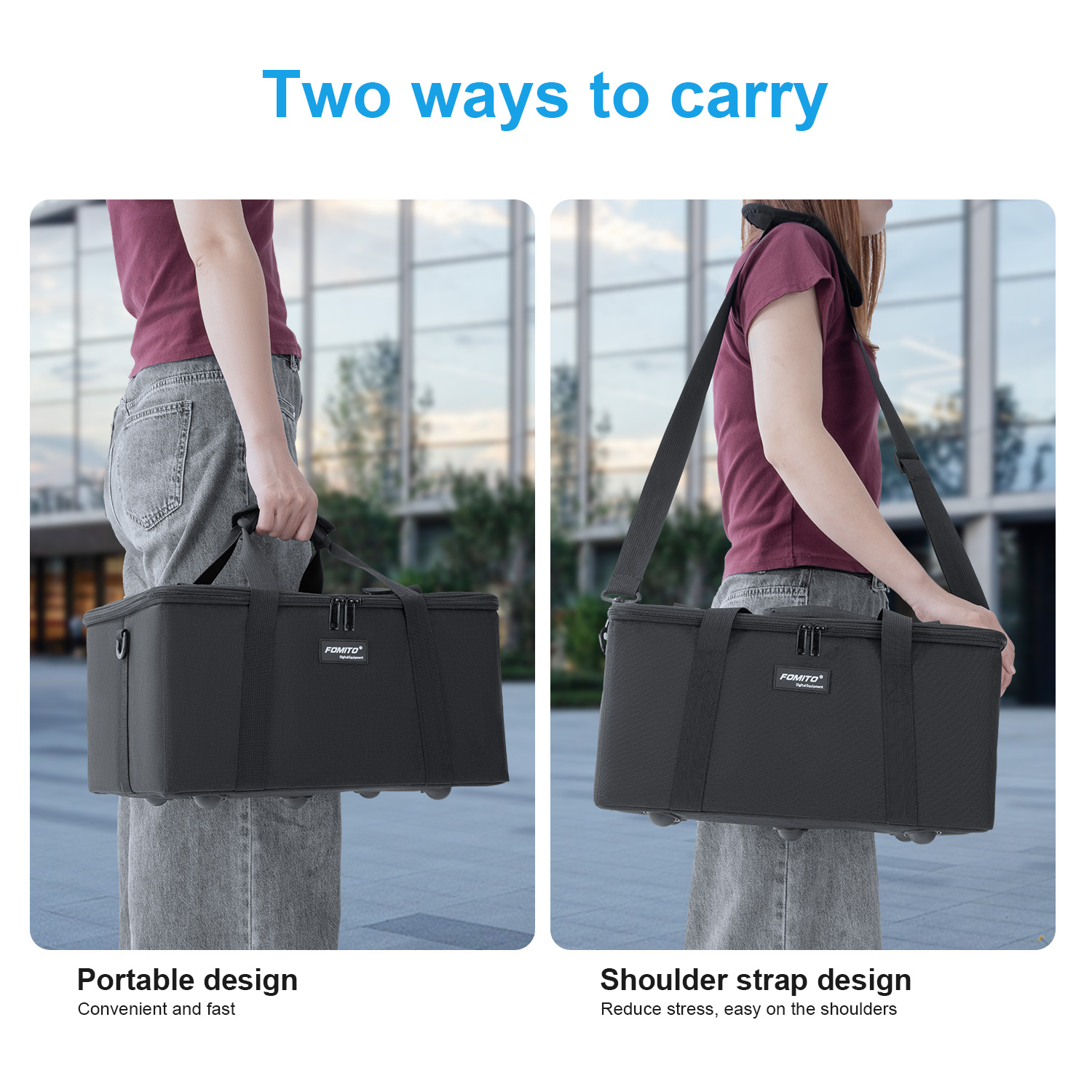 FOMITO Camera Bag Crossbody Sh - Camera Bag Waterproof recension och pris
