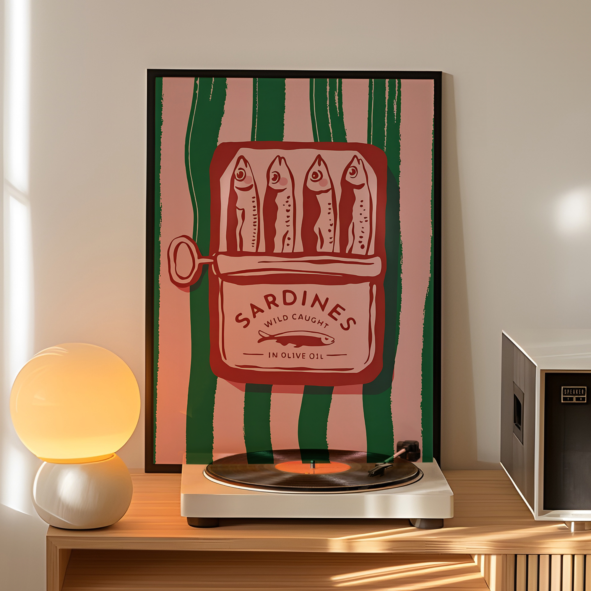 Vintage Cartoon Olive Oil Sard - Photography Hobby recension och pris