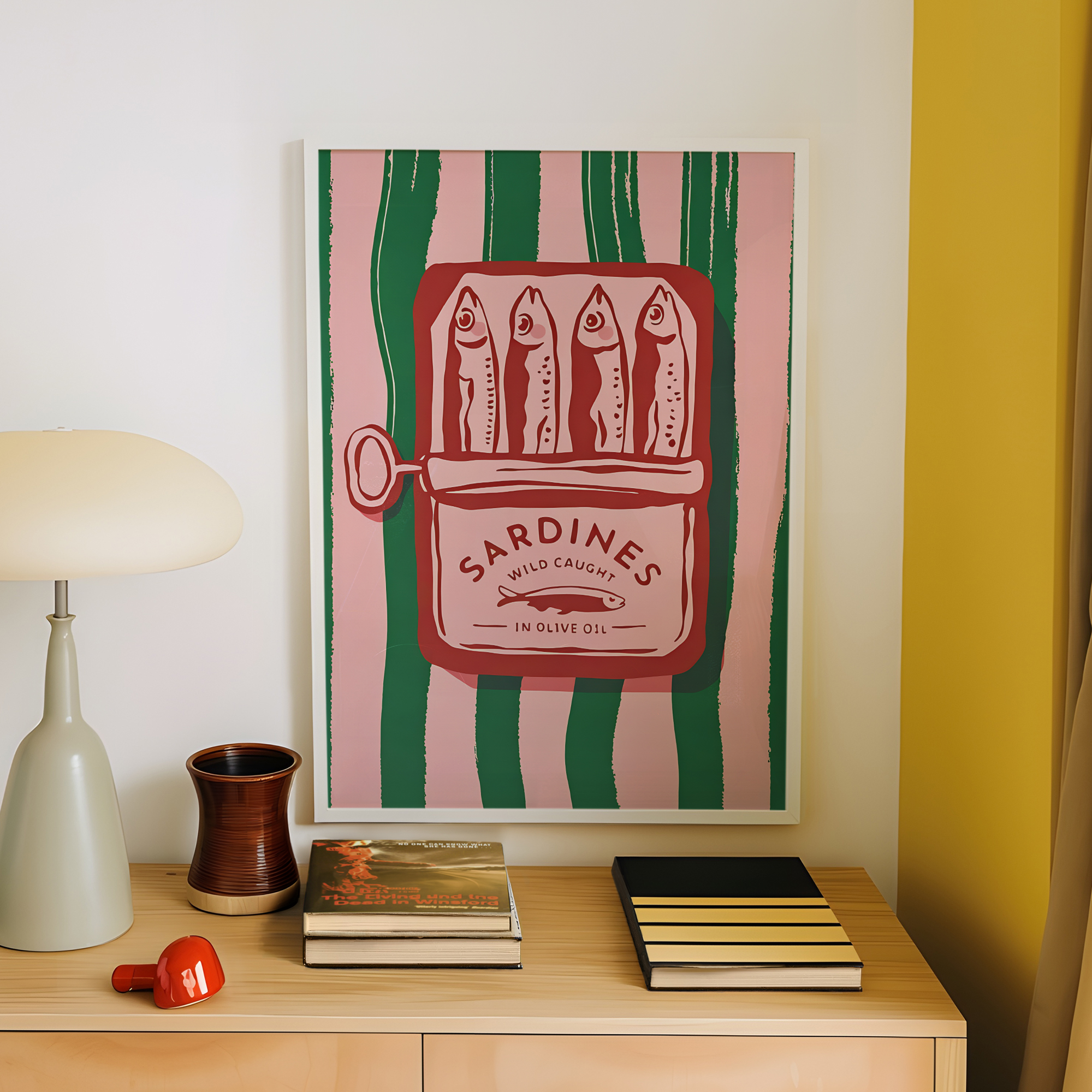 Vintage Cartoon Olive Oil Sard - Photography Hobby recension och pris