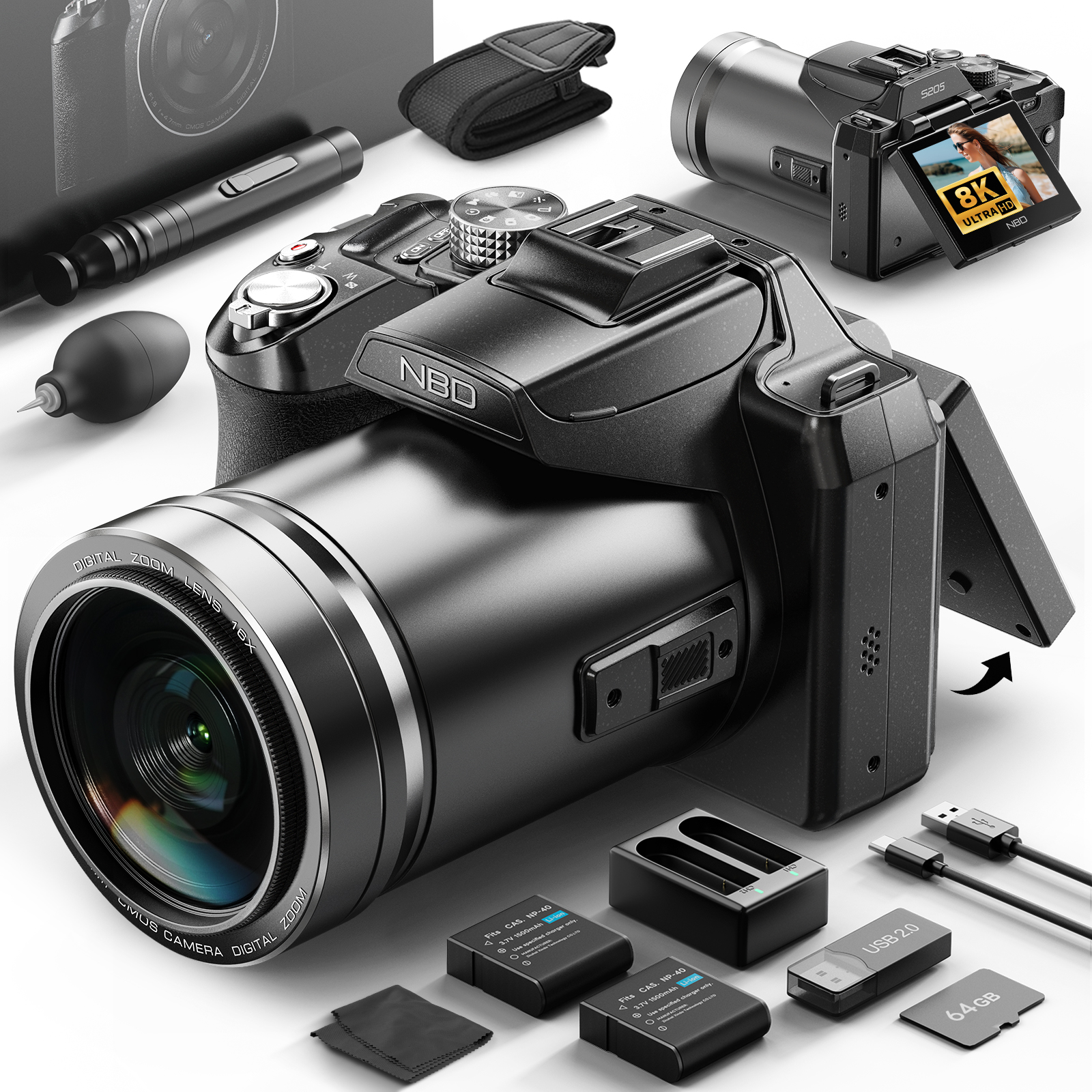NBD S205E 8K Digital Camera 64 - Photography Nature Images recension och pris