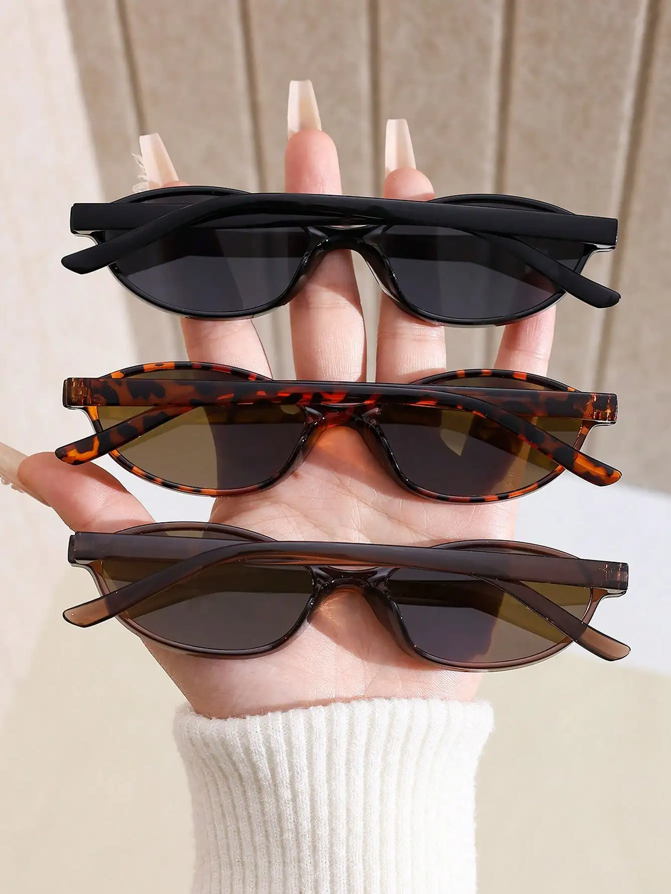 1 Pair Retro Geometric Full Fr - Photography Framing recension och pris