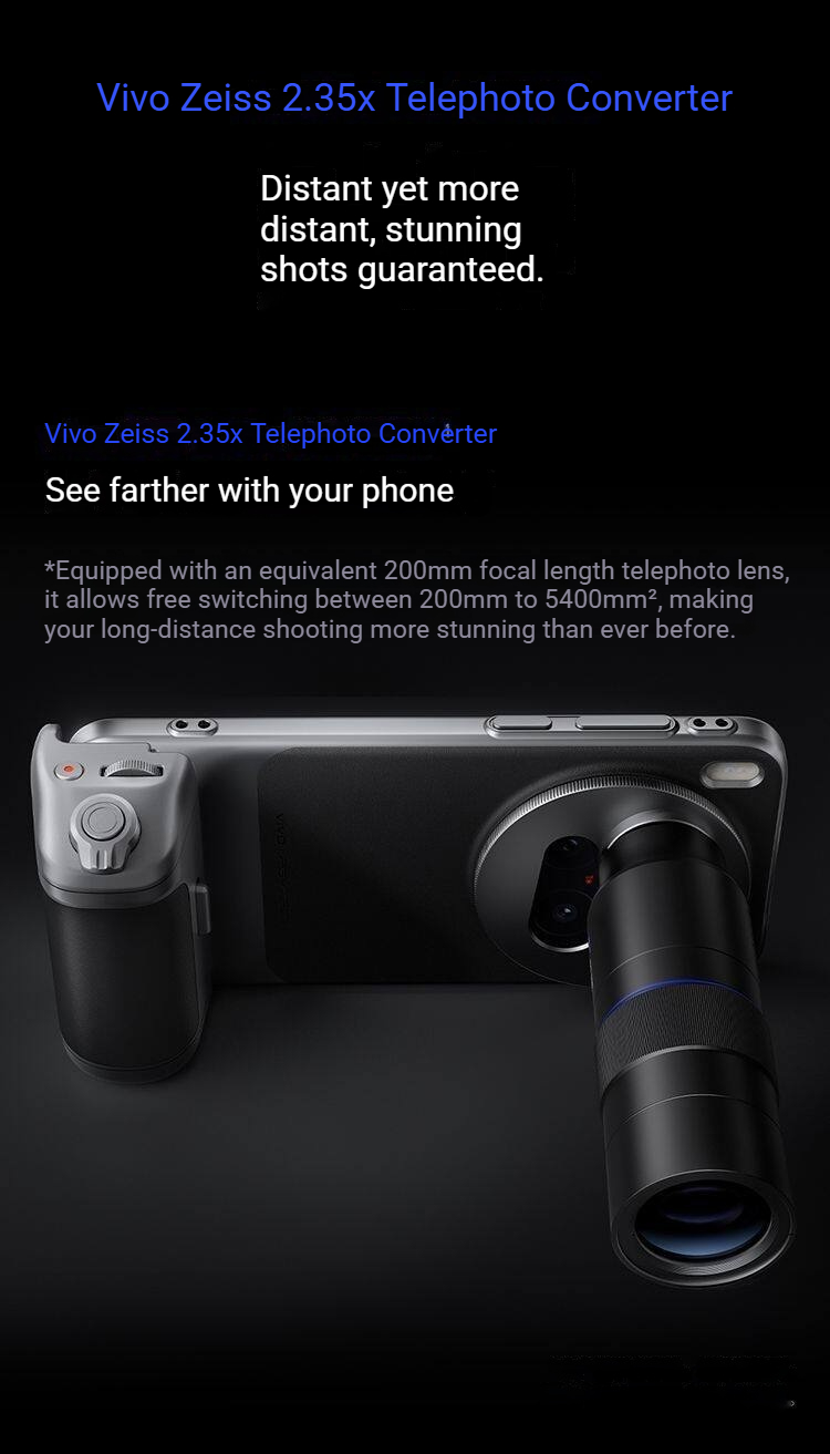 Zeiss 2.35X Telephoto Zoom Len - Photography Kit Vivo X300 Pro recension och pris