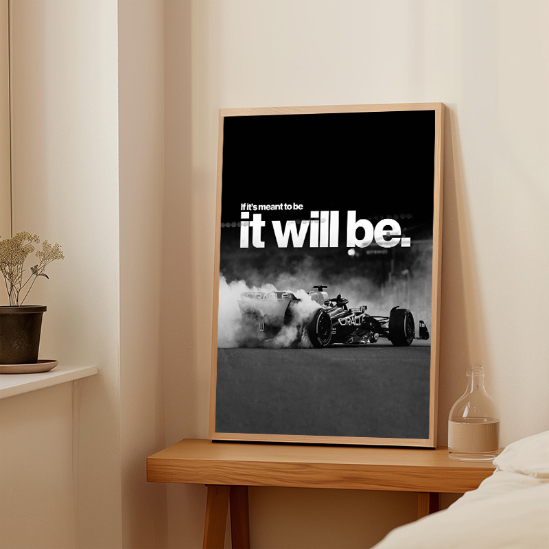 1pc frameless Black White Mona - Photography Quotes recension och pris