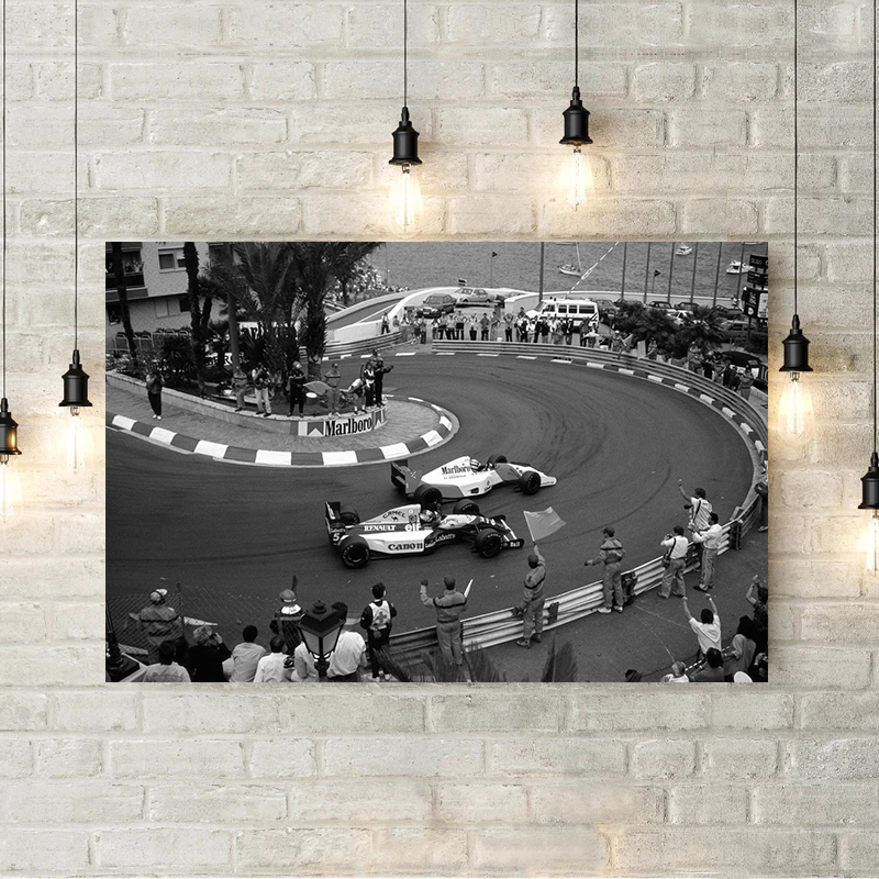 1pc frameless Black White Mona - Photography Quotes recension och pris