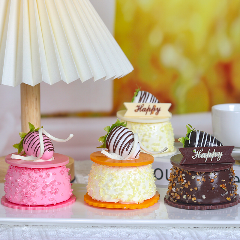 1PC Artificial Mousse Cake Des - Photography Pro recension och pris