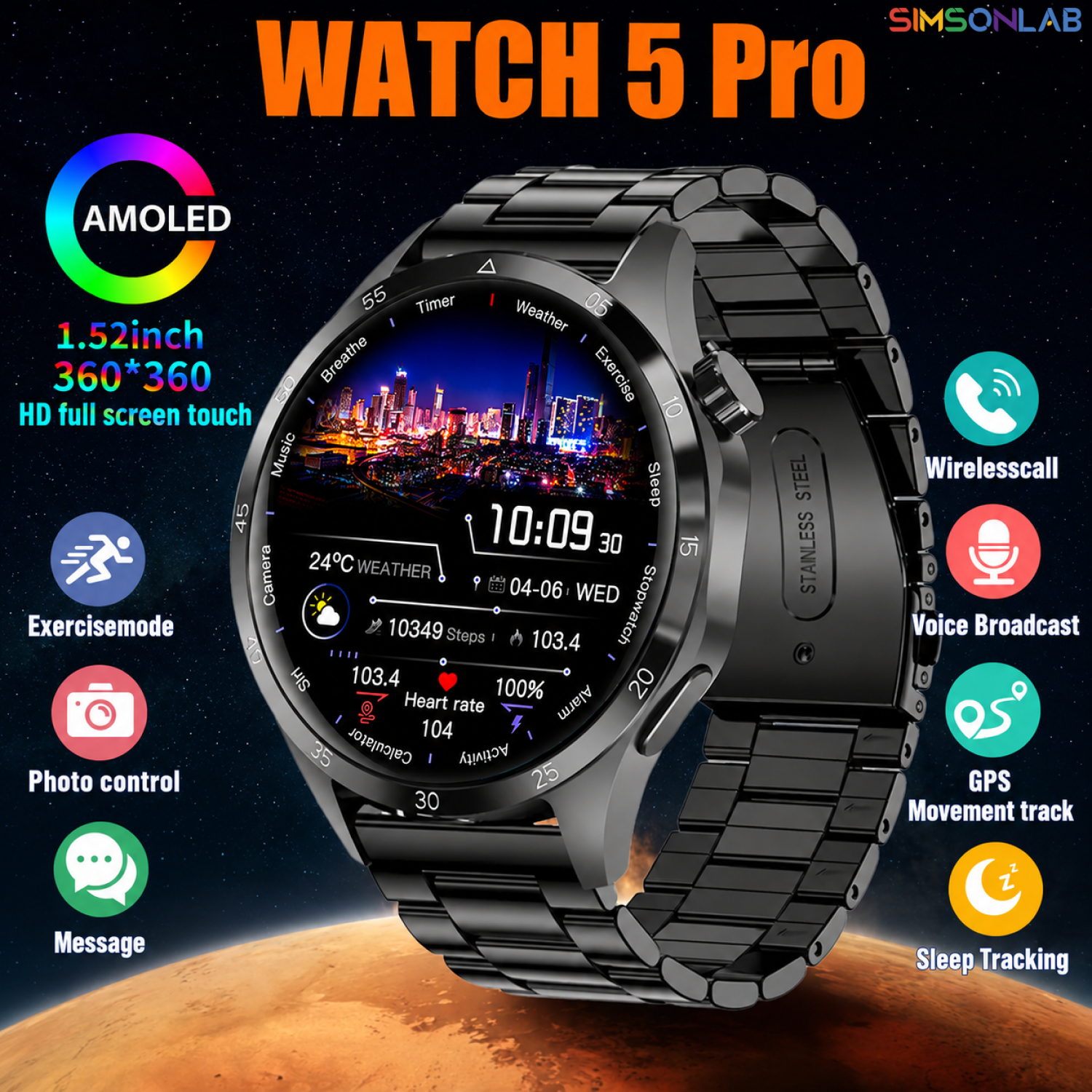 2026 Watch 5 Pro GPS Track Com - Photography Online recension och pris