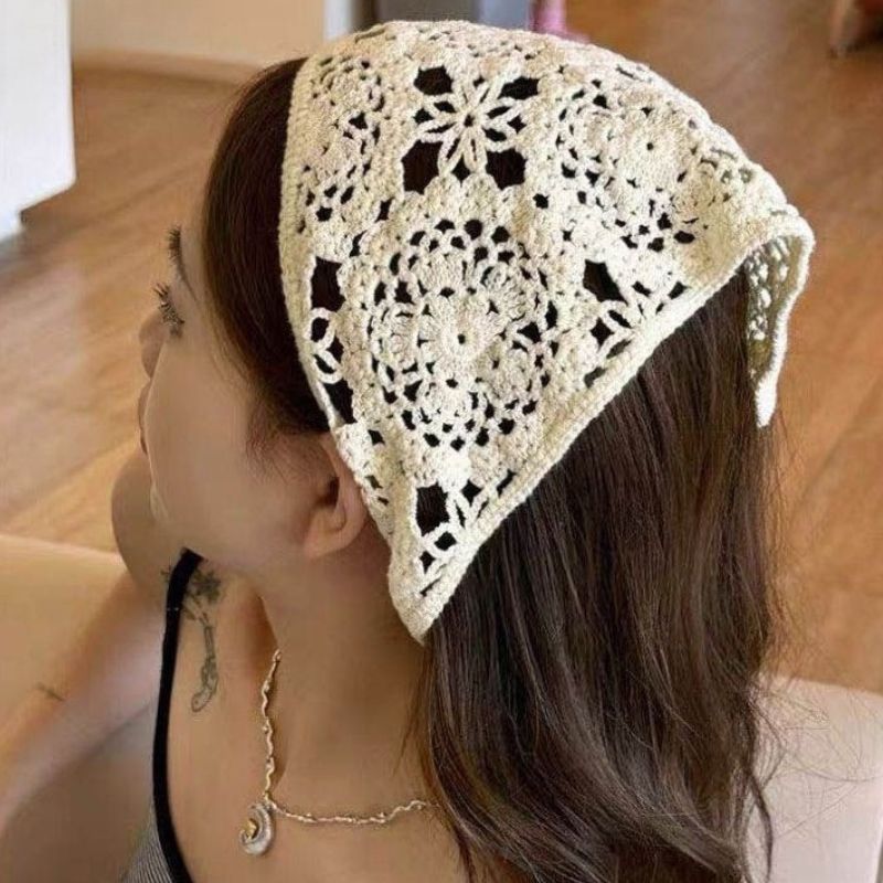 Retro Knitted Triangle Headban - Photography Triangle recension och pris