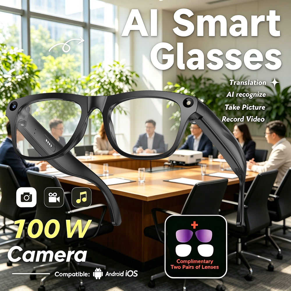 New AI Smart Glasses Anti-Shak - Photography Pro recension och pris