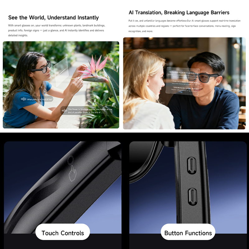New AI Smart Glasses Anti-Shak - Photography Pro recension och pris