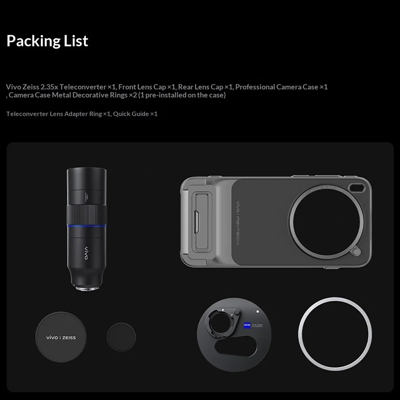 Vivo X300 Pro Zeiss 2.35x Tele - Photography Kit Vivo X300 Pro recension och pris