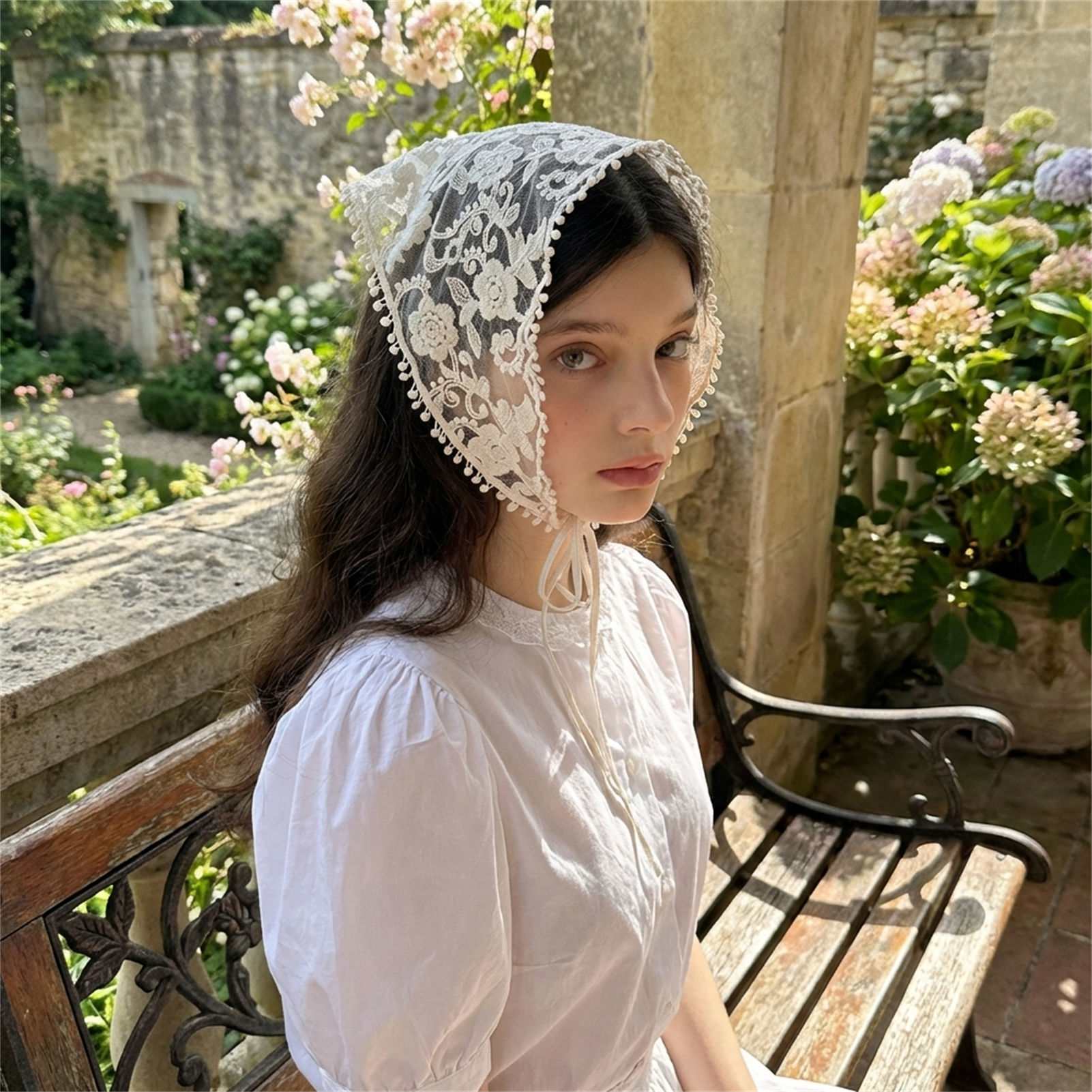 Lace Floral Scarf For Women Re - Photography Triangle recension och pris