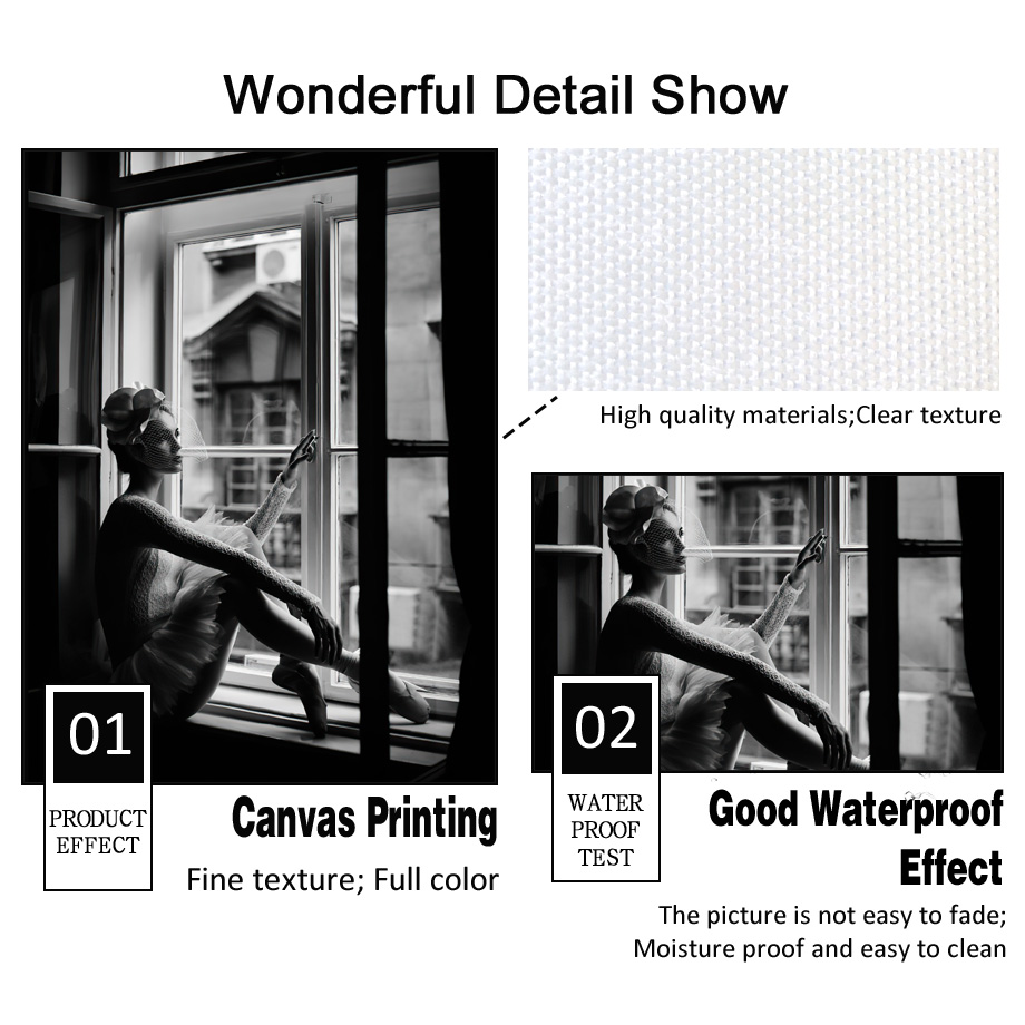 Black and White Paris Wall Art - Photography Quotes recension och pris