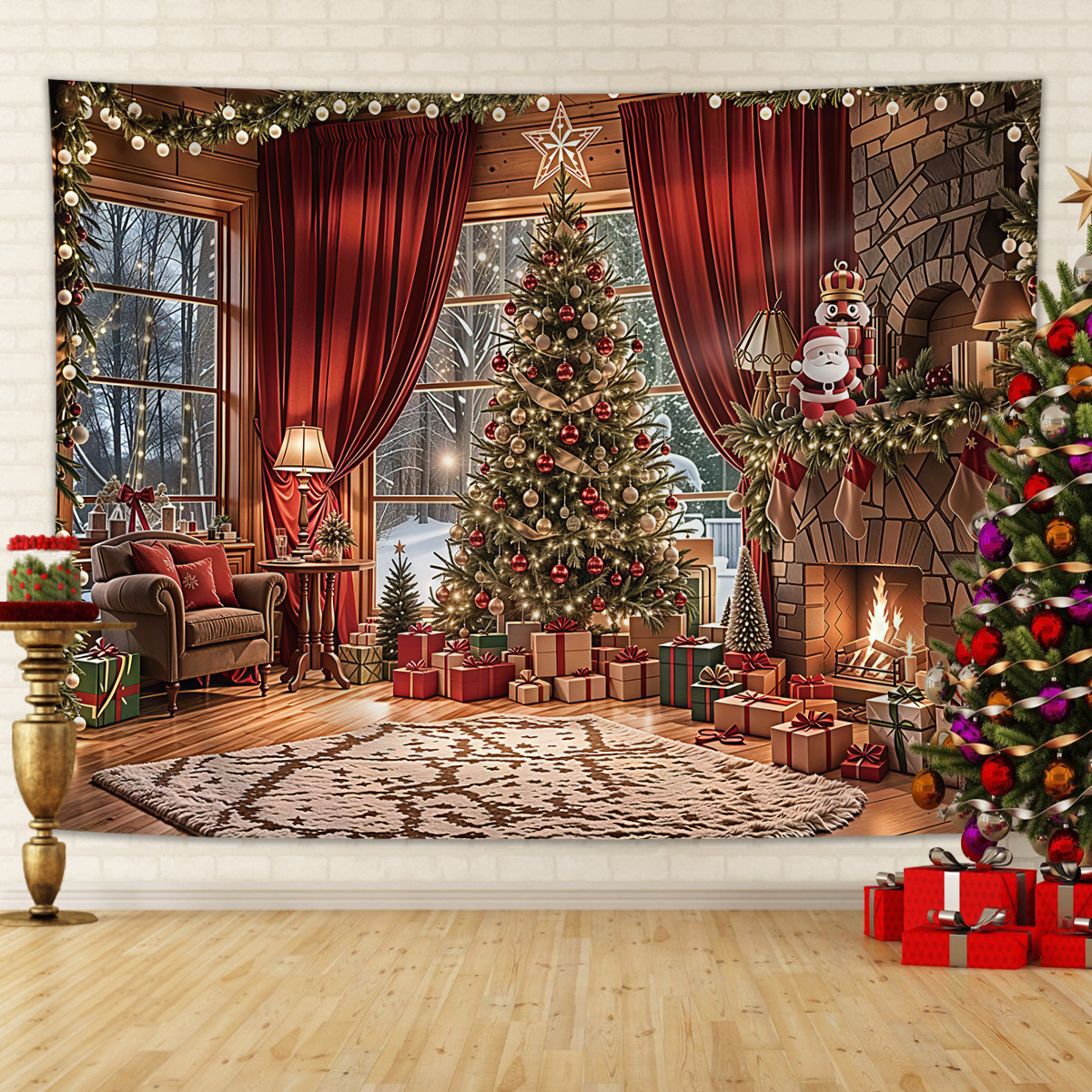 1pc Christmas decoration tapes - Photography Year recension och pris