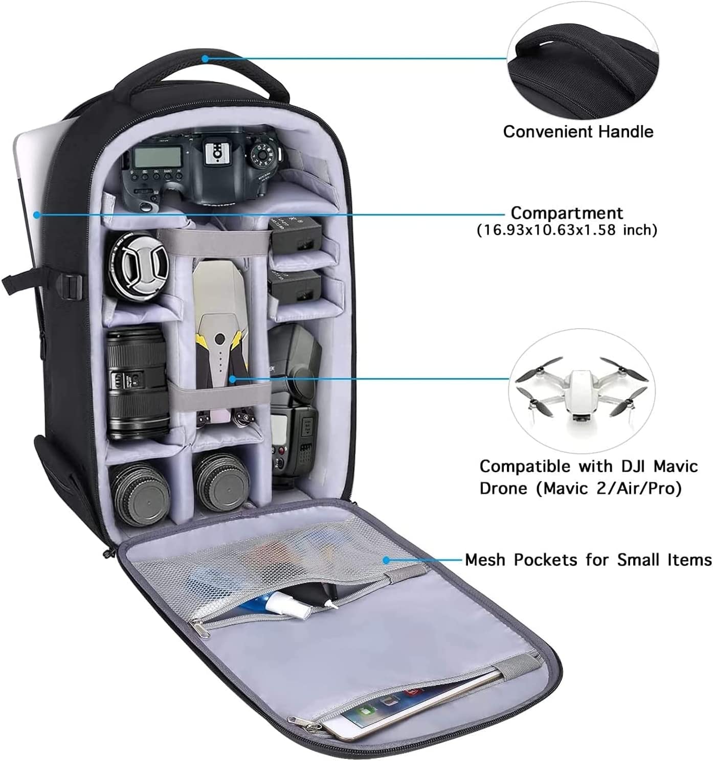 Waterproof Camera Backpack 15- - Photography Framing recension och pris