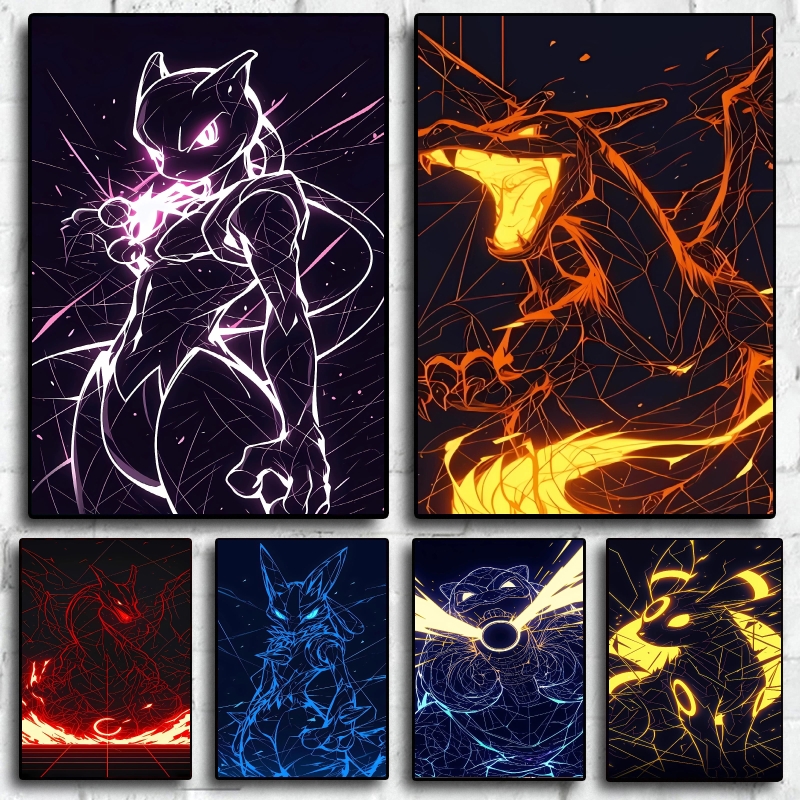 Canvas Wall Art Pokemon Chariz - Photography Hobby recension och pris