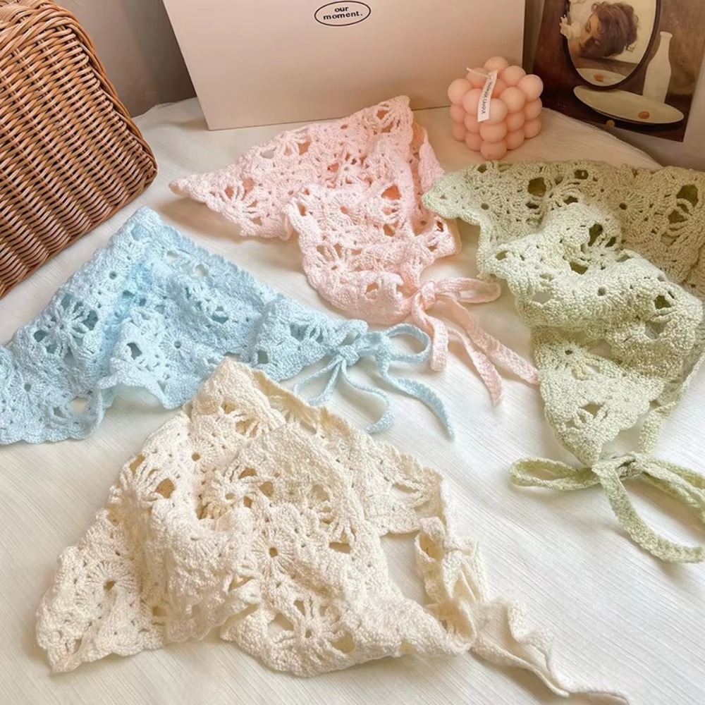 Retro Handmade Knitted Headsca - Photography Triangle recension och pris