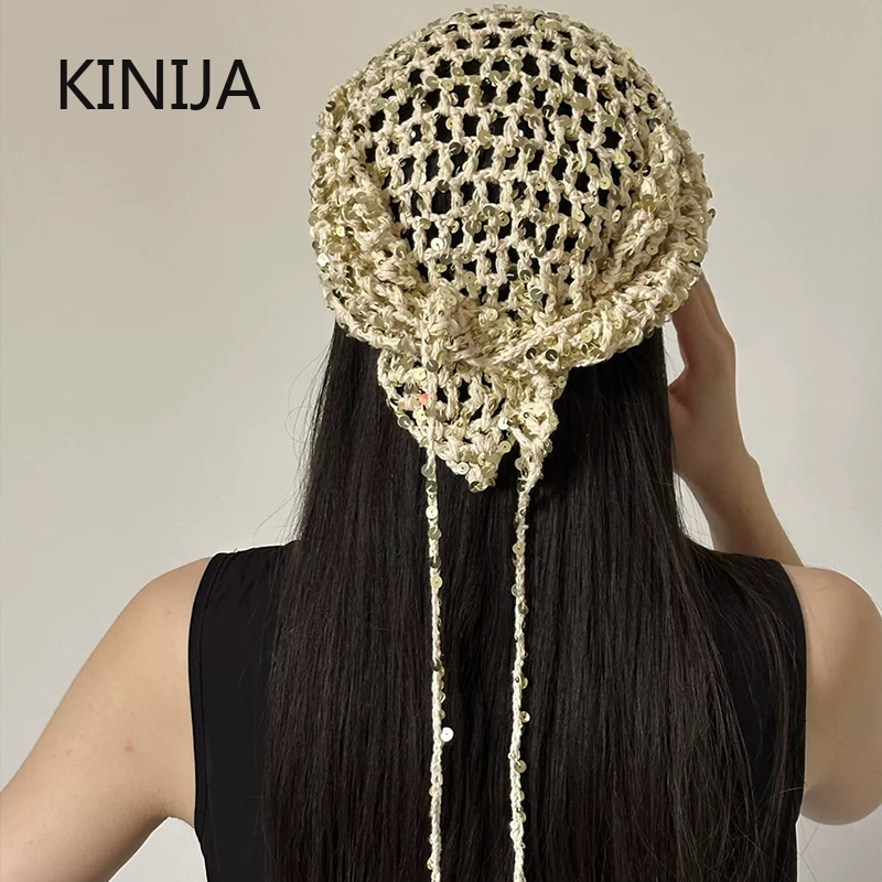 Ins Style Sequined Hollow Knit - Photography Triangle recension och pris