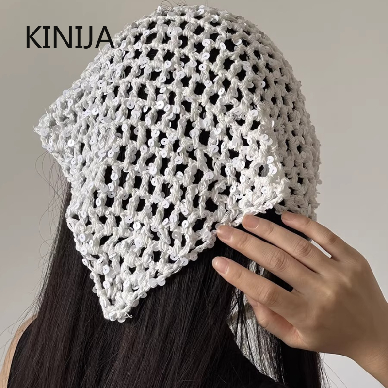 Ins Style Sequined Hollow Knit - Photography Triangle recension och pris