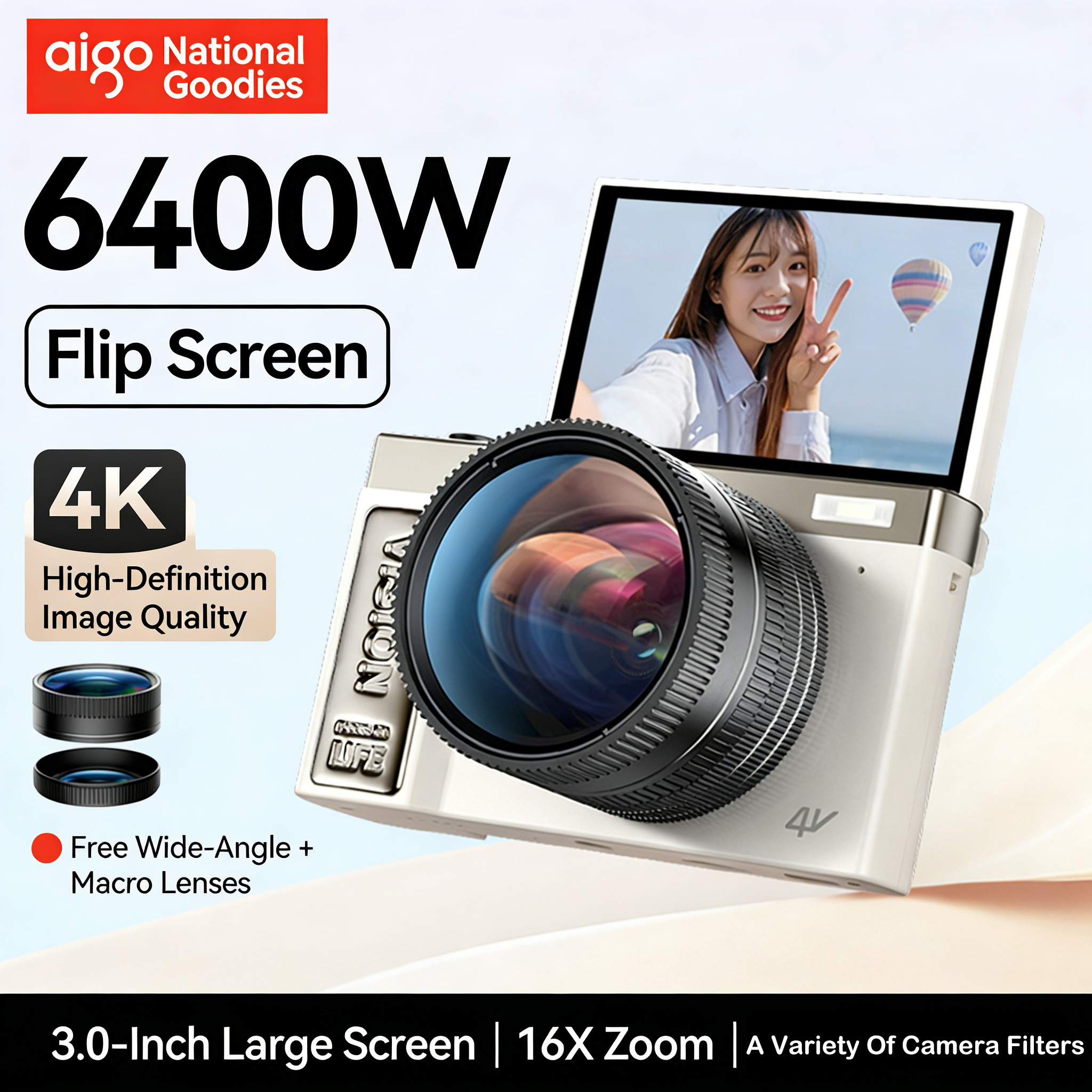 3.0-inch HD 180° Flip Screen V - Photography Nature Images recension och pris