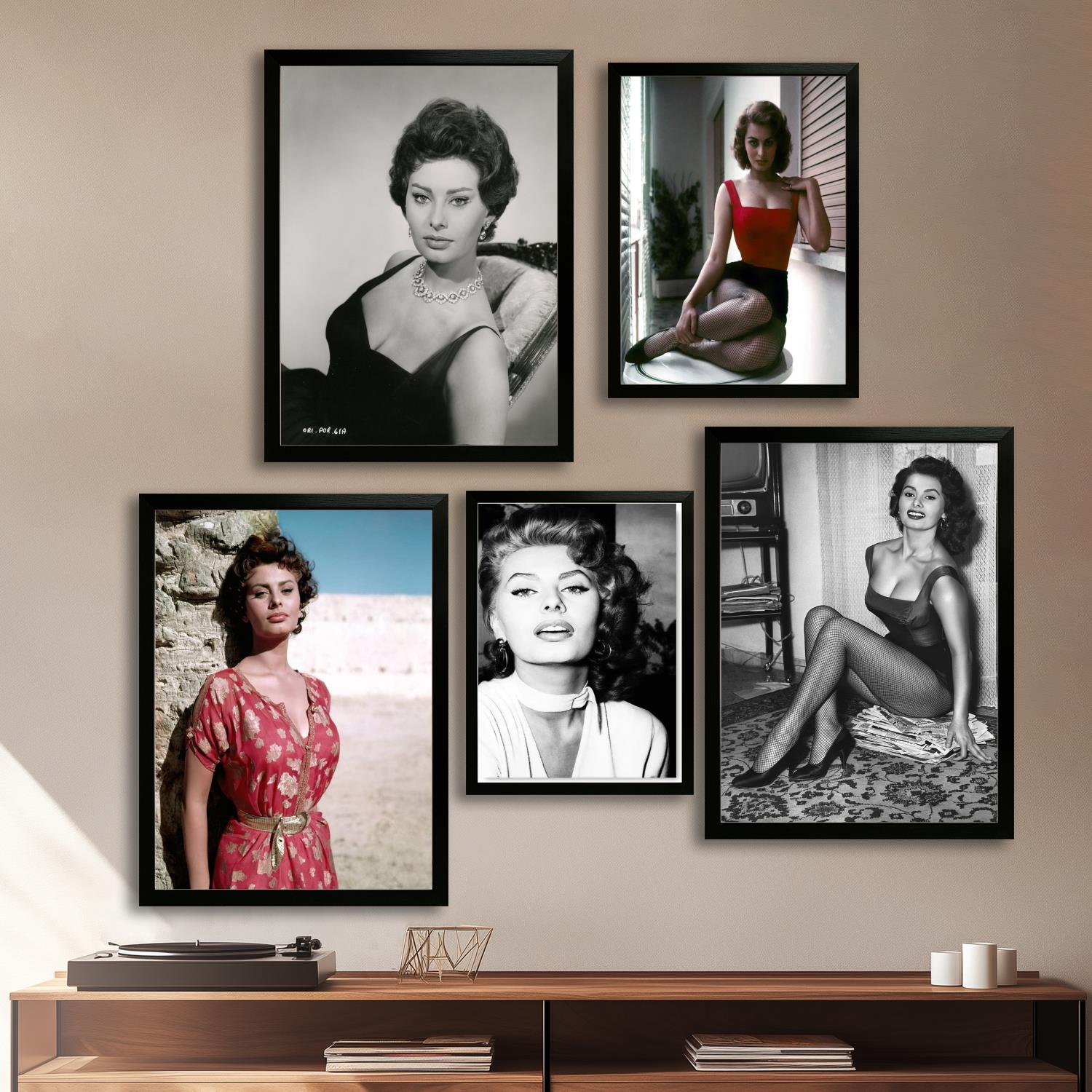 sophia loren Canvas Art Poster - Photography Hobby recension och pris