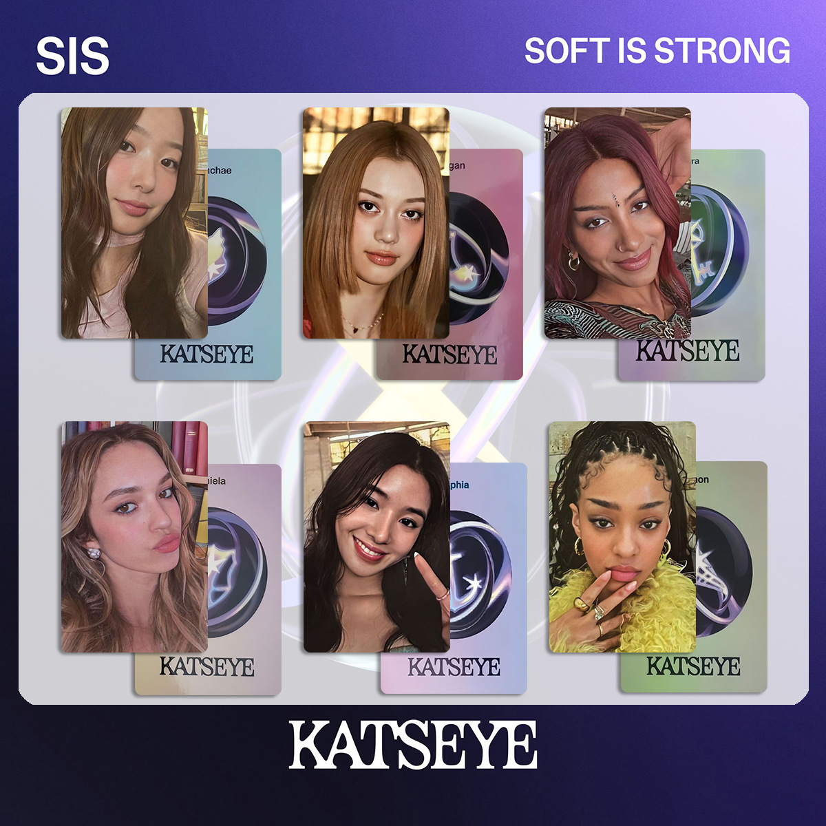 6Pcs/Set Kpop Idol KATSEYE New - Photography Portfolio recension och pris