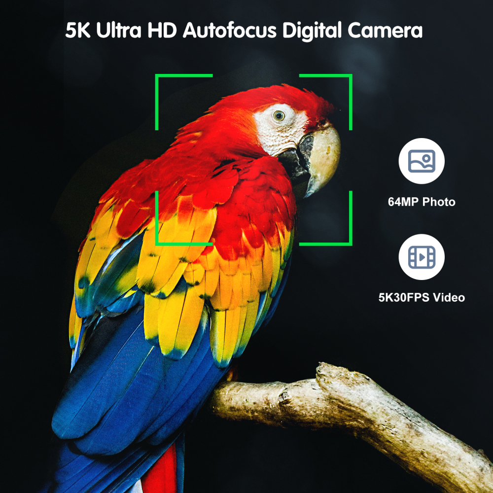 5K Digital Camera for Photogra - Photography Nature Images recension och pris