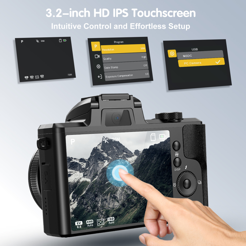 5K Digital Camera for Photogra - Photography Nature Images recension och pris