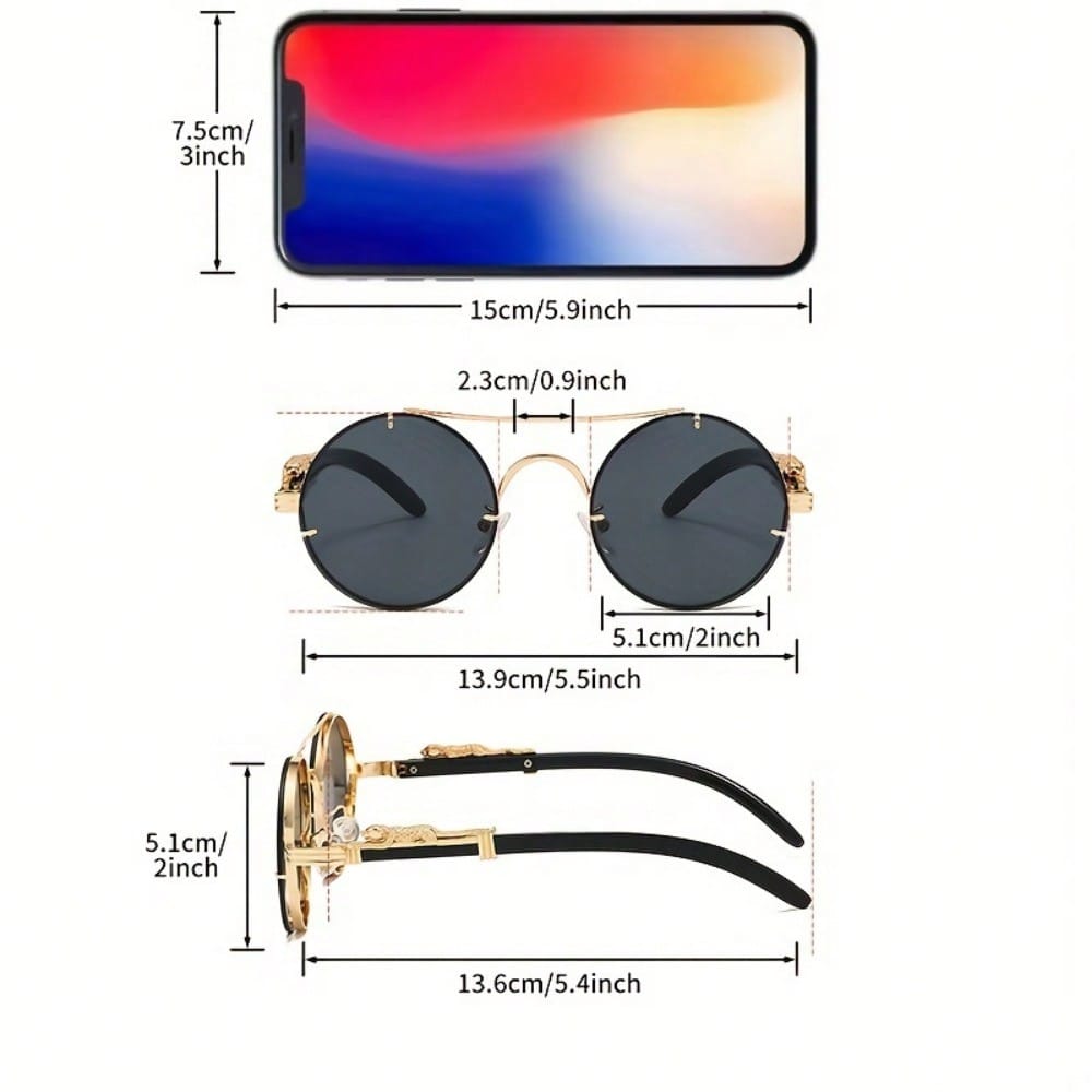 Stylish Round Metal Frame Sung - Photography Framing recension och pris
