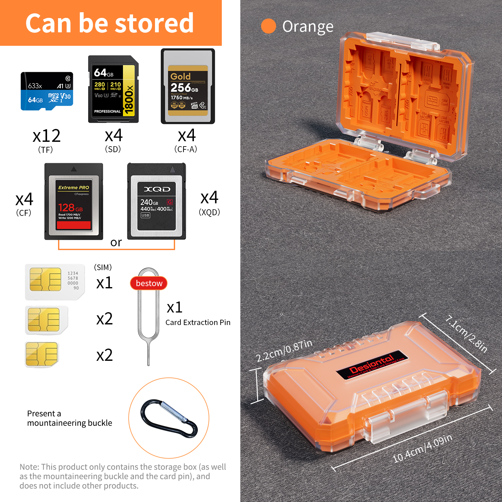 Desional Camera SD Card Case C - Photography Sim recension och pris