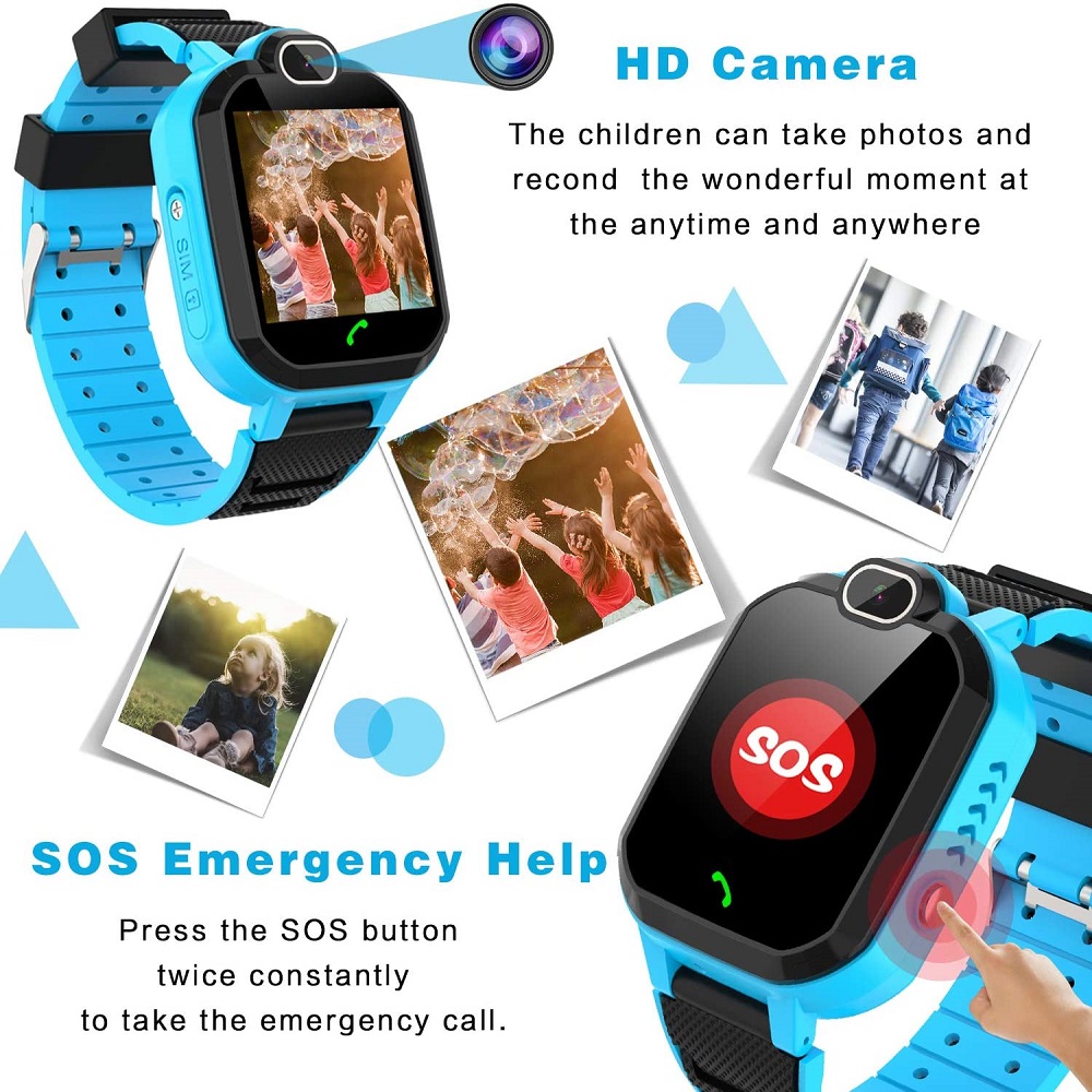 Q12 Kids Smart Watch Waterproo - Photography Sim recension och pris