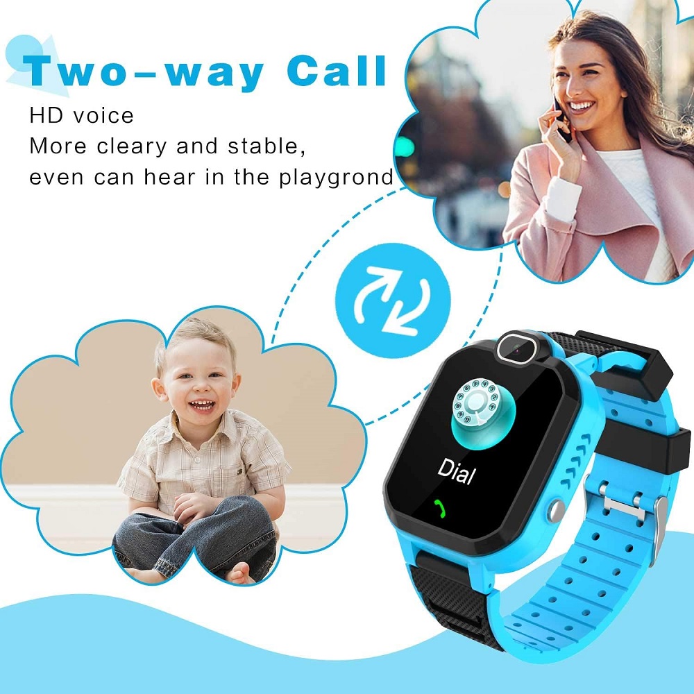 Q12 Kids Smart Watch Waterproo - Photography Sim recension och pris
