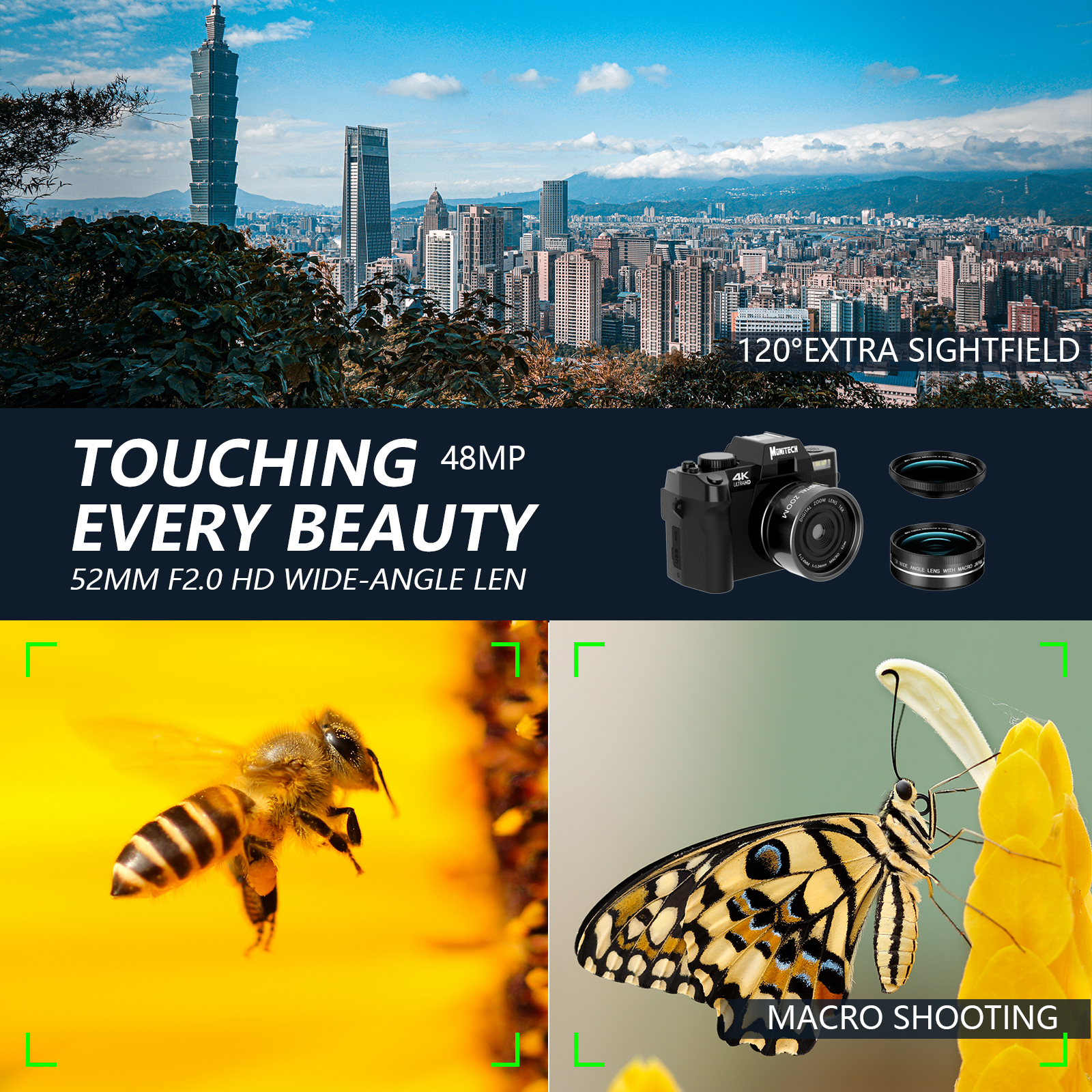 Professional 4K&48MP Digital C - Photography Nature Images recension och pris