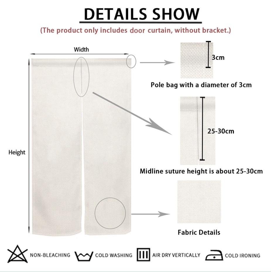 Custom Door Curtain with Words - Photography Quotes recension och pris