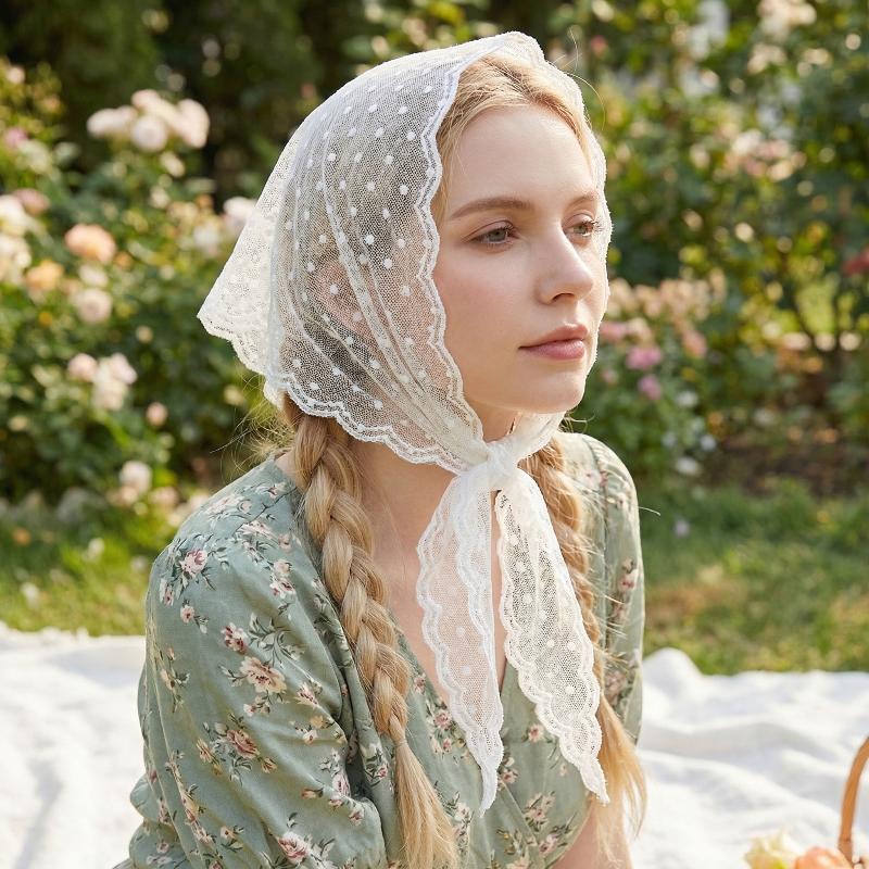 Fashion Lace Hair Scarf Wraps  - Photography Triangle recension och pris